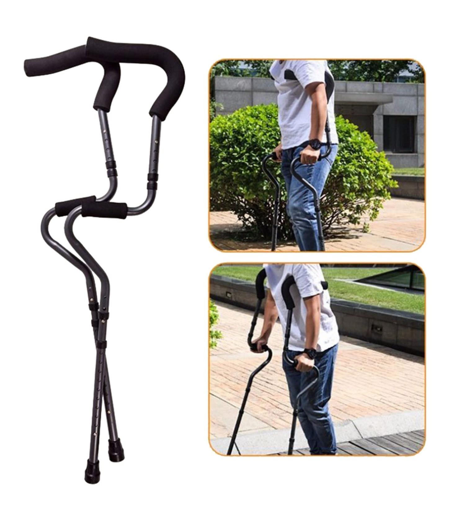 Fashionable Folding Crutches for Walking Aluminum Underarm Crutches Adjustable Crutches for Men Women or Teens Ergonomic Grip and Armpit Foam (S-Type) (Size : 2 Units) Independence 1 Unit - Buy Online on GoSupps.com