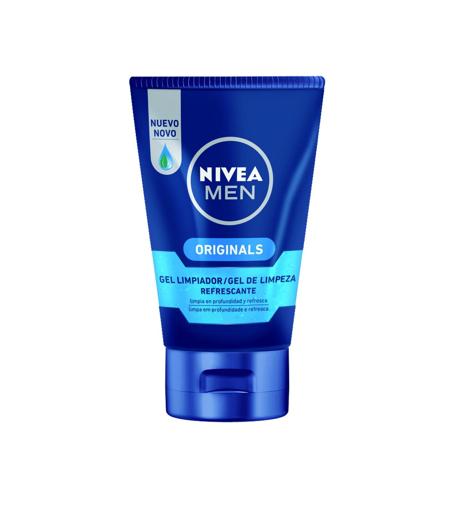  NIVEA MEN NIVEA MEN Protect & Care Refreshing Cleansing Gel Refreshing gel for deep facial cleansing Facial cleansing gel with aloe vera - 1 x 100 ml - Buy Online on GoSupps.com