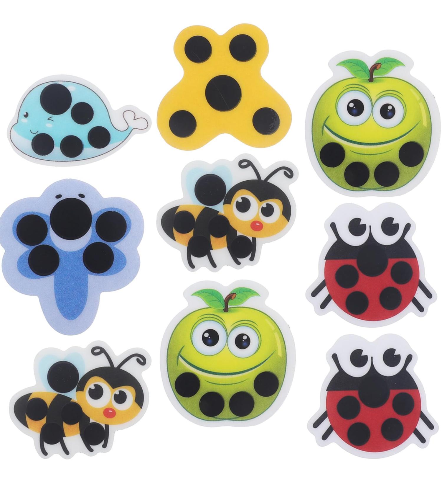 Milist Baby Forehead Thermometer Stripes - 9PCs Reusable Travel Thermometer for Children | Check Temperature Easily - Buy Online on GoSupps.com