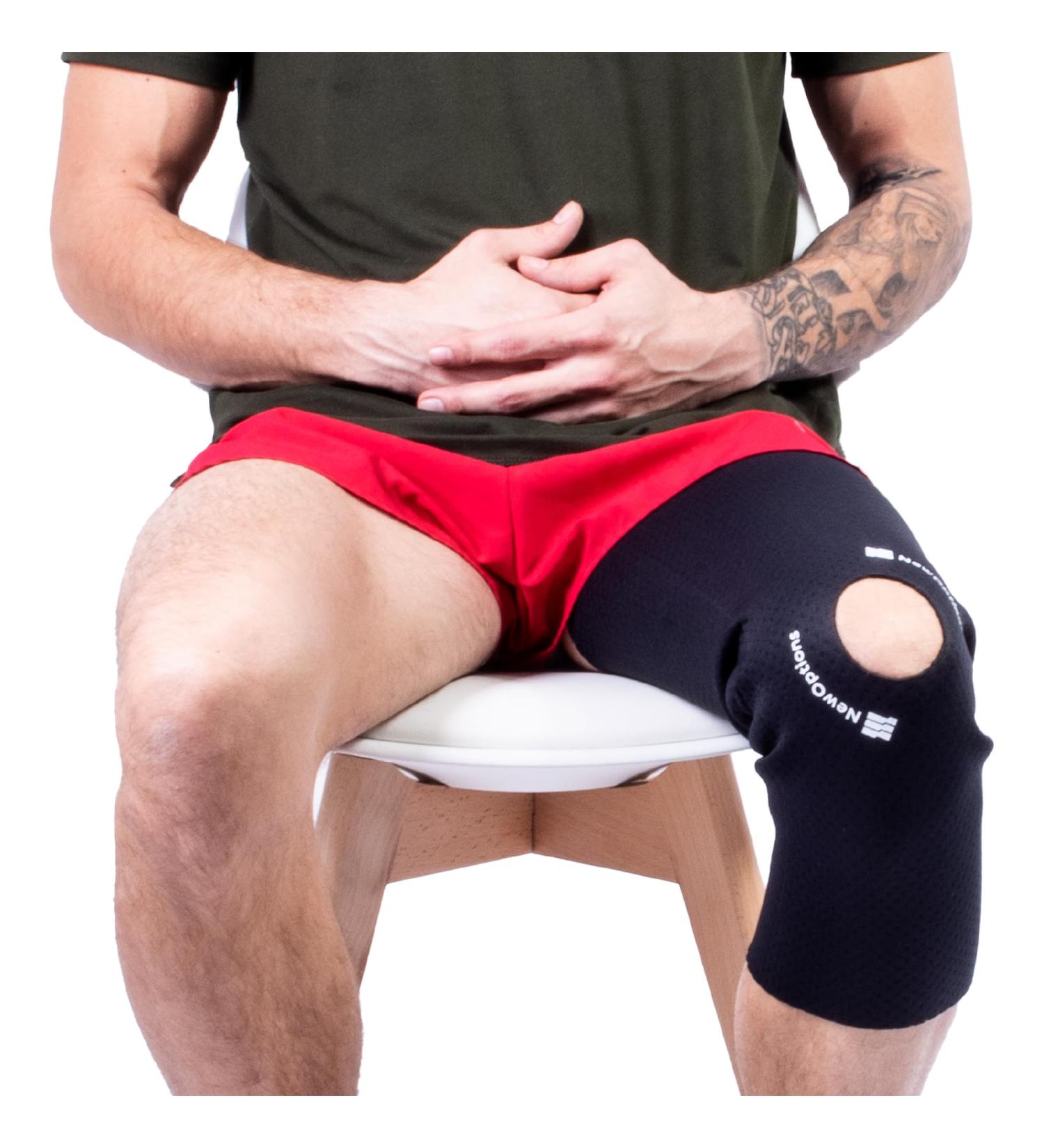 Perforated Undersleeve for Functional Braces | Knee Sleeve for Sensitive Skin | Latex-Free Open Patella Compression Sleeve | 100% Made in the USA (X-LARGE: 16-18 - Buy Online on GoSupps.com