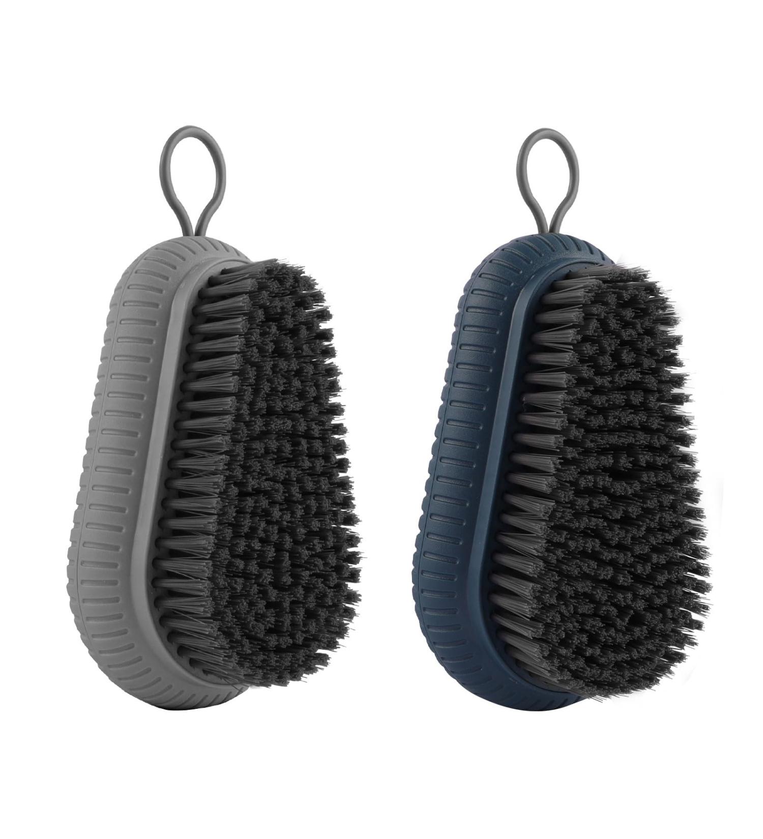 2-Piece Hand Washing & Nail Brush Set - Multi-Purpose Plastic Cleaning Brushes for Bathroom Toilet Sink & Workshop - Buy Online on GoSupps.com