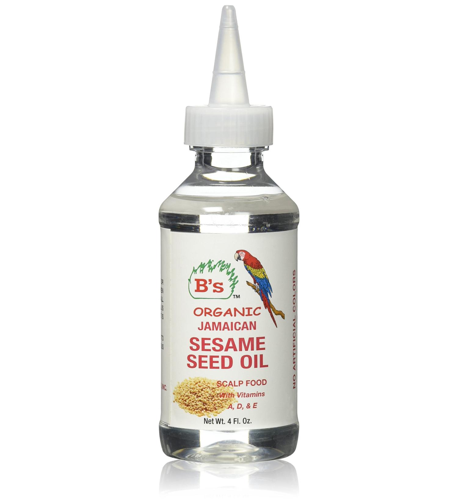 Buy B's Jamaican Organic Sesame Seed Oil - 100% Pure Cold-Pressed Eco-Friendly Shipping Worldwide - Buy Online on GoSupps.com