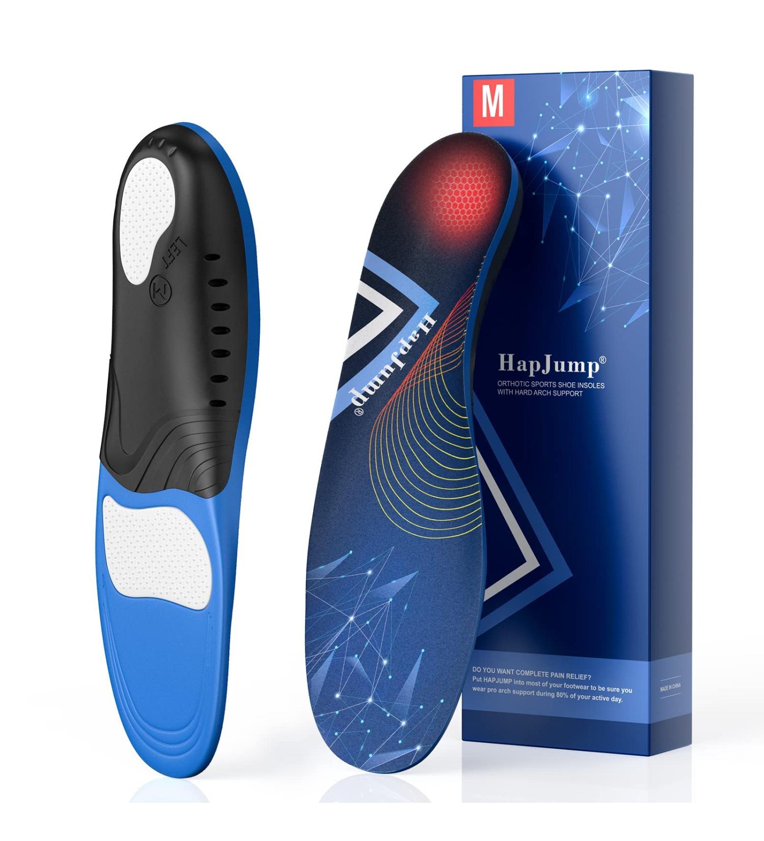 Plantar Fasciitis Relief Insoles - Motion Control Arch Support for Men & Women (M 9-10.5/W 10-11.5) - Buy Online on GoSupps.com