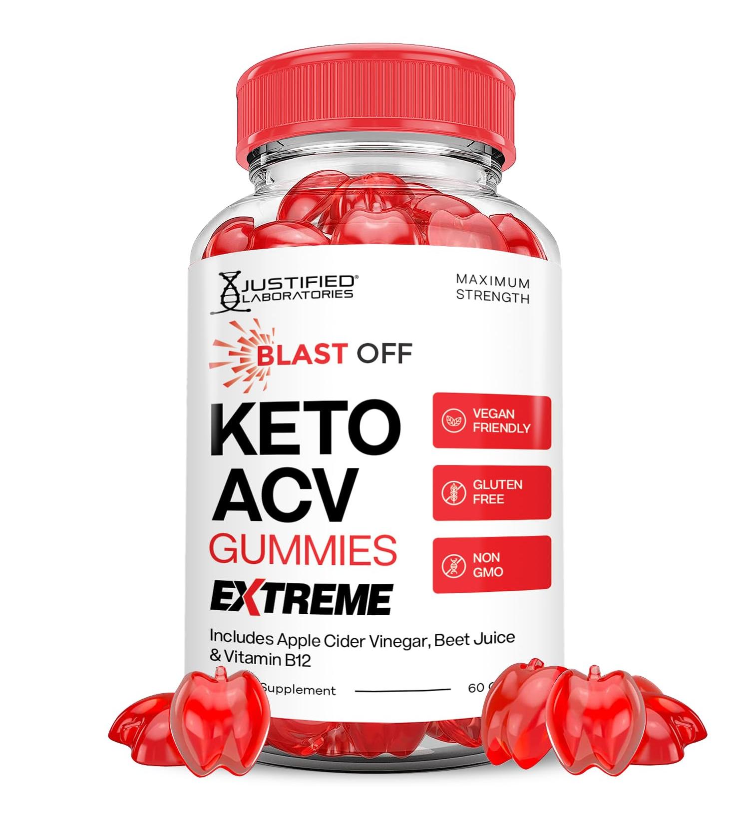 Blast Off Keto ACV Gummies Extreme 2000MG Blast Keto Gummies Apple Cider Vinegar Formulated with Pomegranate Beet Juice Powder B12 Vegan Non GMO 60 Gummys 60 Count (Pack of 1) - Buy Online on GoSupps.com