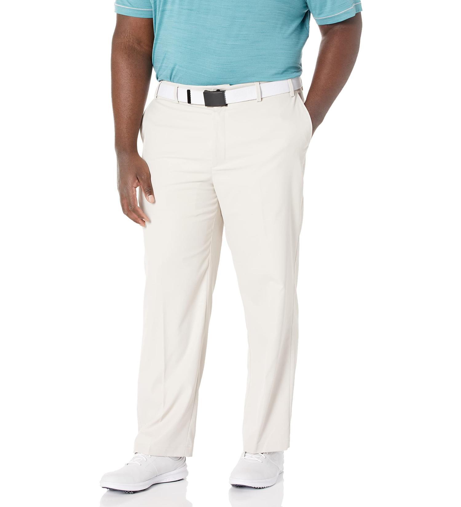 Callaway Men's Golf Pants Pro Spin 3.0 Stretch Golf Pants with Active Waistband (Big & Tall and Regular) 40W / 34L Moonbeam