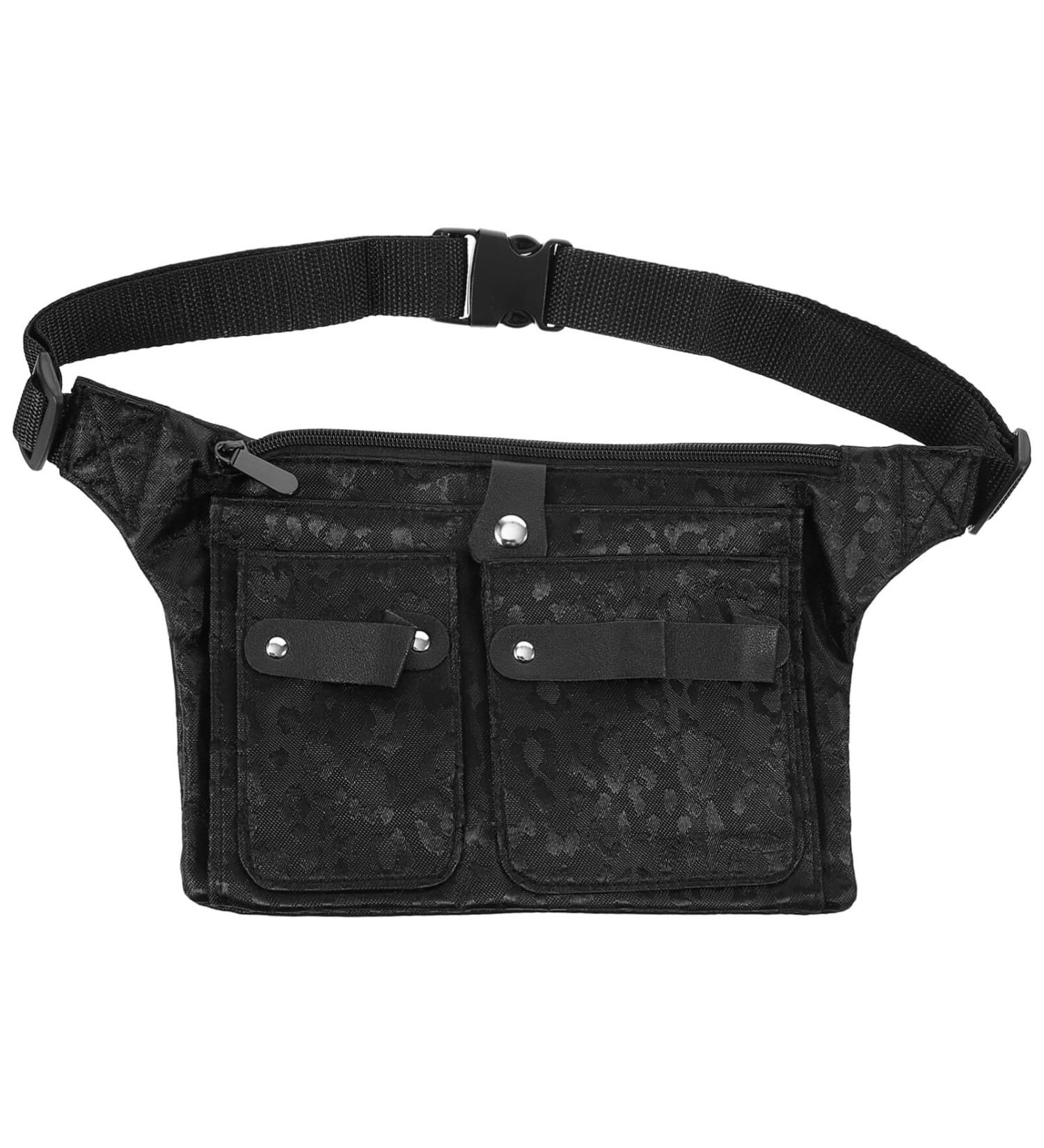 LALAFINA with Carrying for Holder Tools Apron Waist Makeup Tools Black Pouch Combs Clip Salon Care Styling Stylist Stylists Bag Clippers Home Shears Pocket Hair Hairdressing Bags Tool 25.5x17.5x1cm Black - Buy Online on GoSupps.com