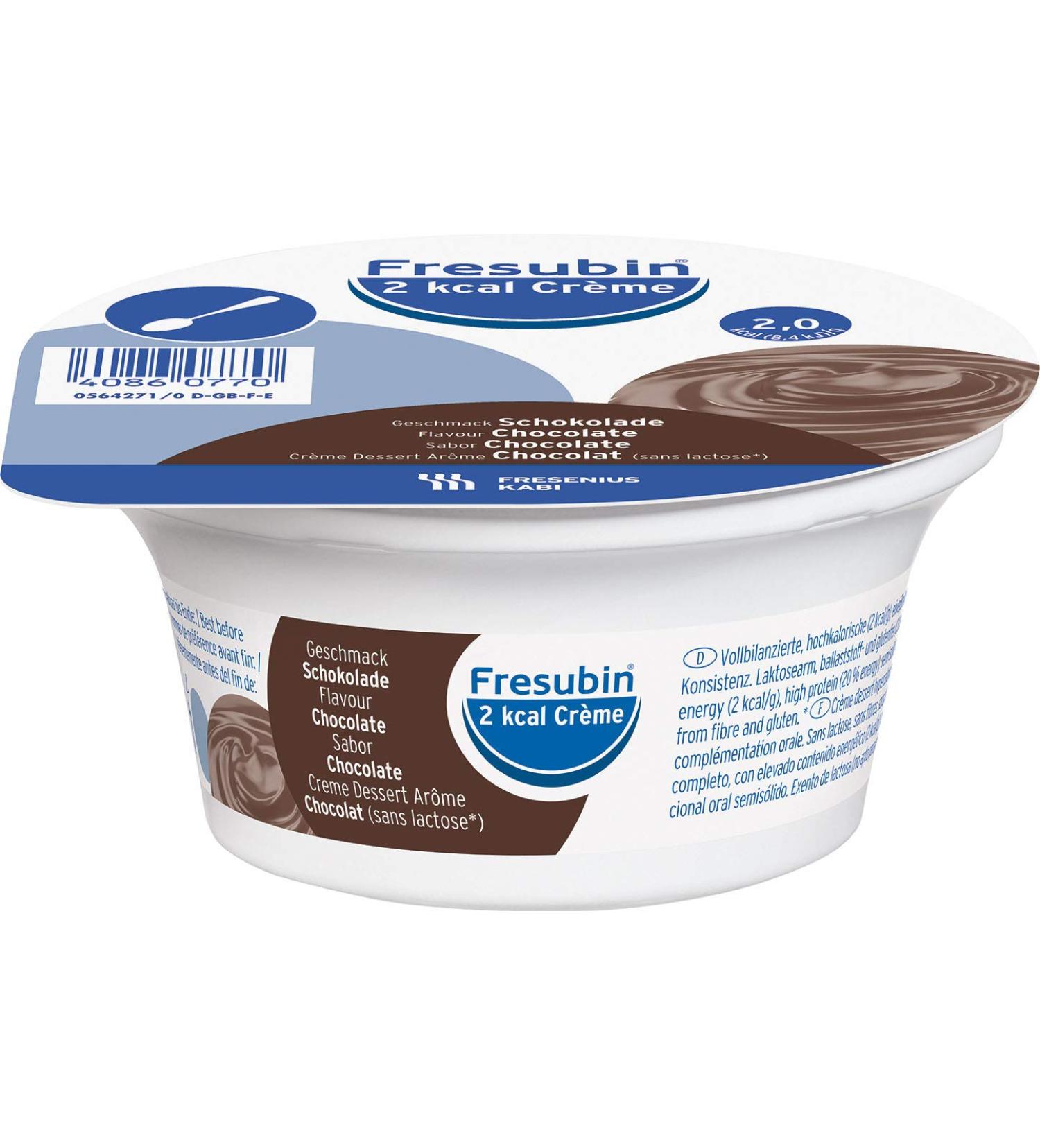 Fresubin 2.0 Cream Chocolate 125g - 24 cups