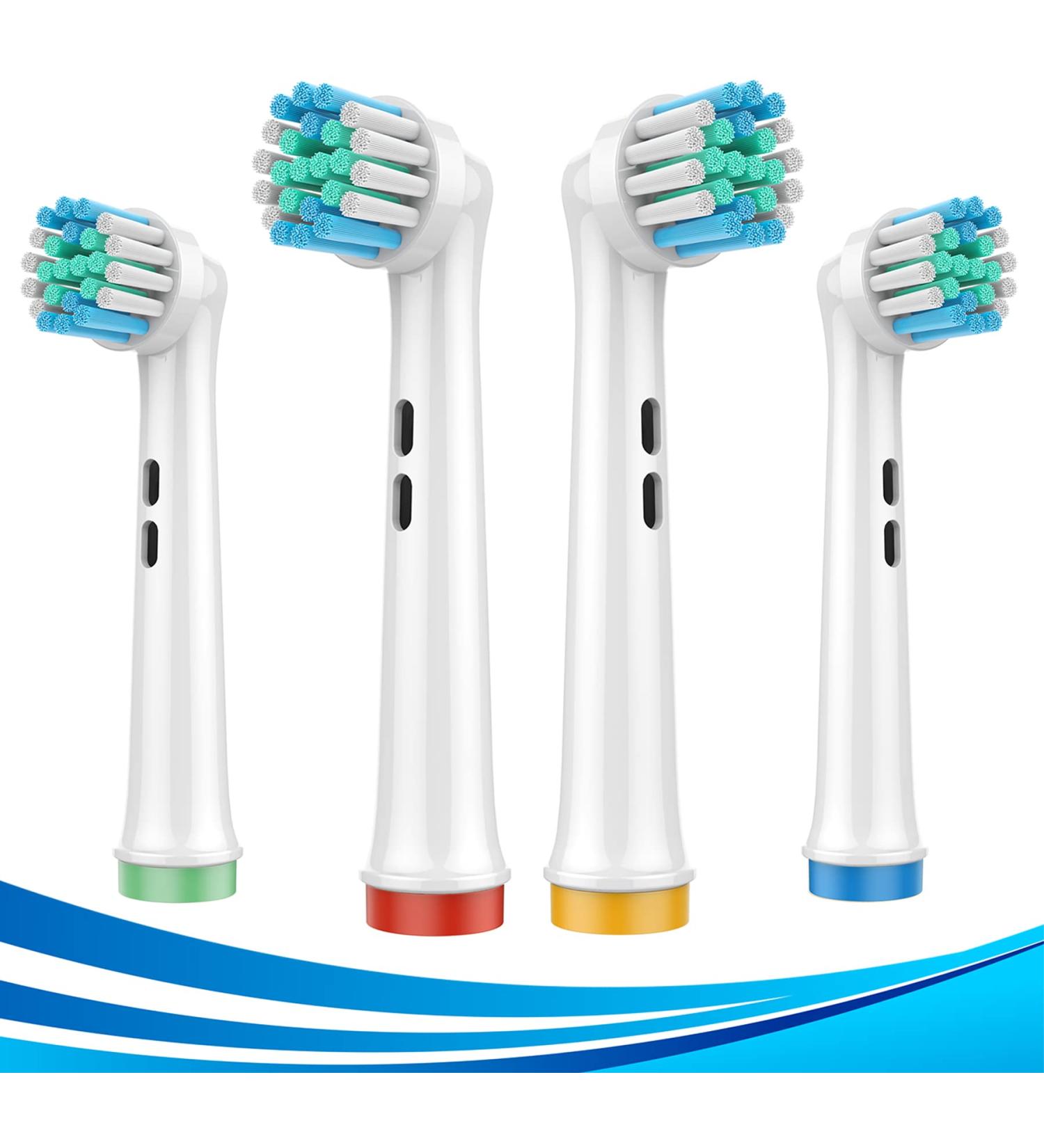 Professional Oral B Braun Compatible Toothbrush Heads - Medium Soft Dupont Bristles | Precision Clean Brush Refills - Buy Online on GoSupps.com