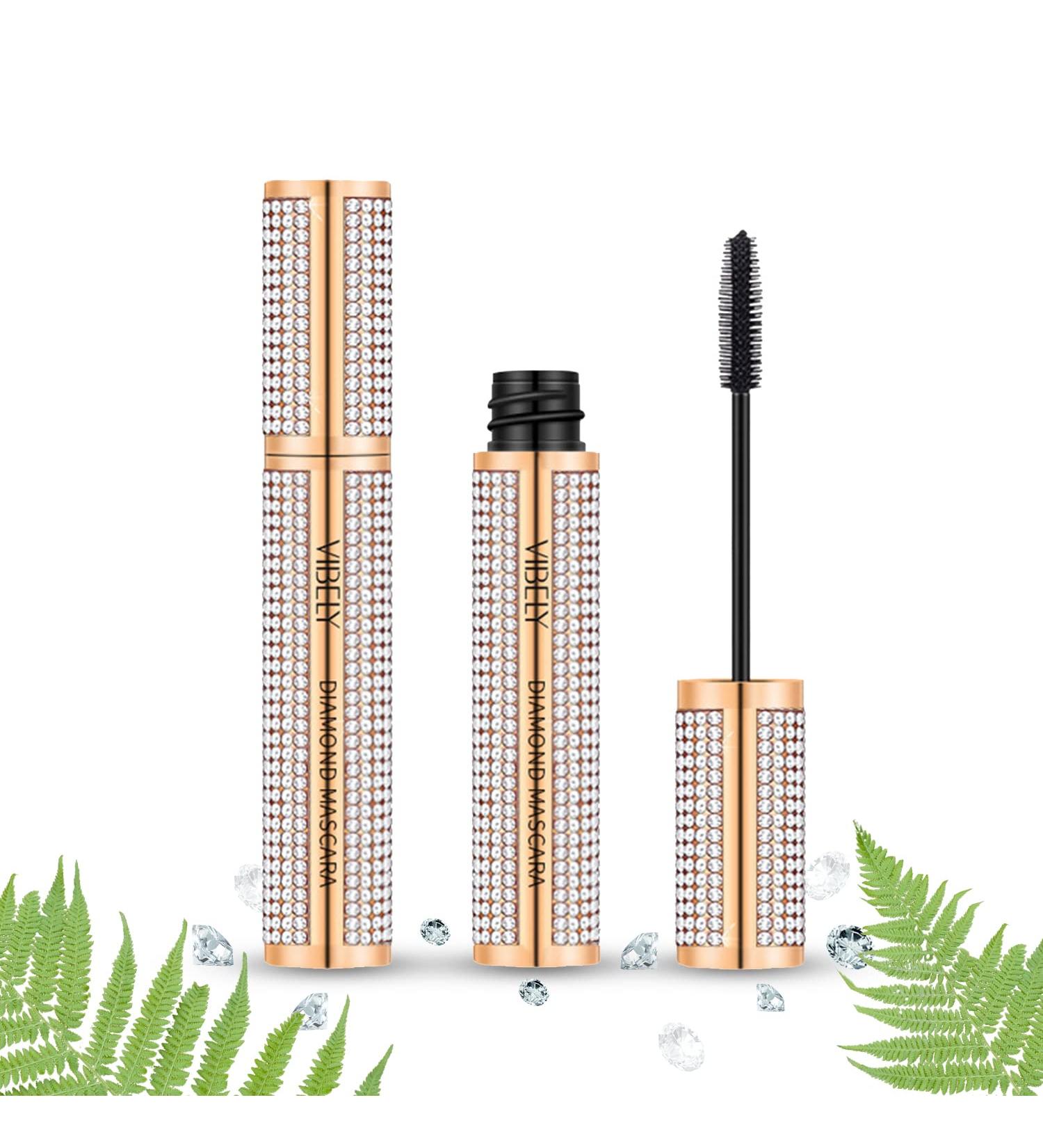 P-Beauty Cosmetic Accessories Waterproof 4D Volume Mascara | Diamond Mascara for Longer and Fuller Lashes | Eye Makeup for Natural Eyelashes | Carbon Black - Buy Online on GoSupps.com