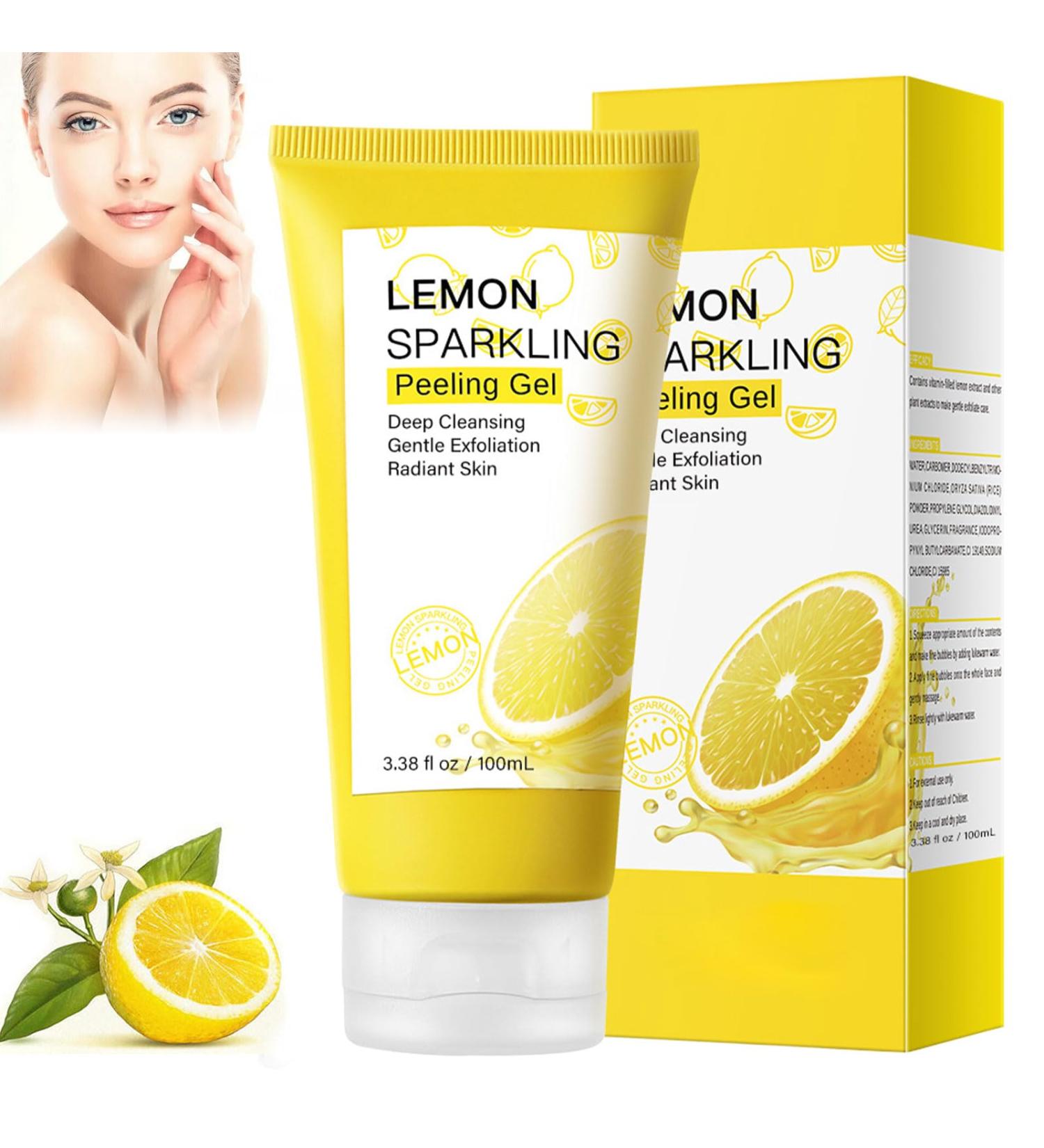 Gel Exfoliant Gommage Au Gel Exfoliant Nettoyant Visage Blanchiment Gommant pour Visage Gommage Hydratant Blanchissante Cr me Gels Peeling Exfoliants claircissant - Buy Online on GoSupps.com