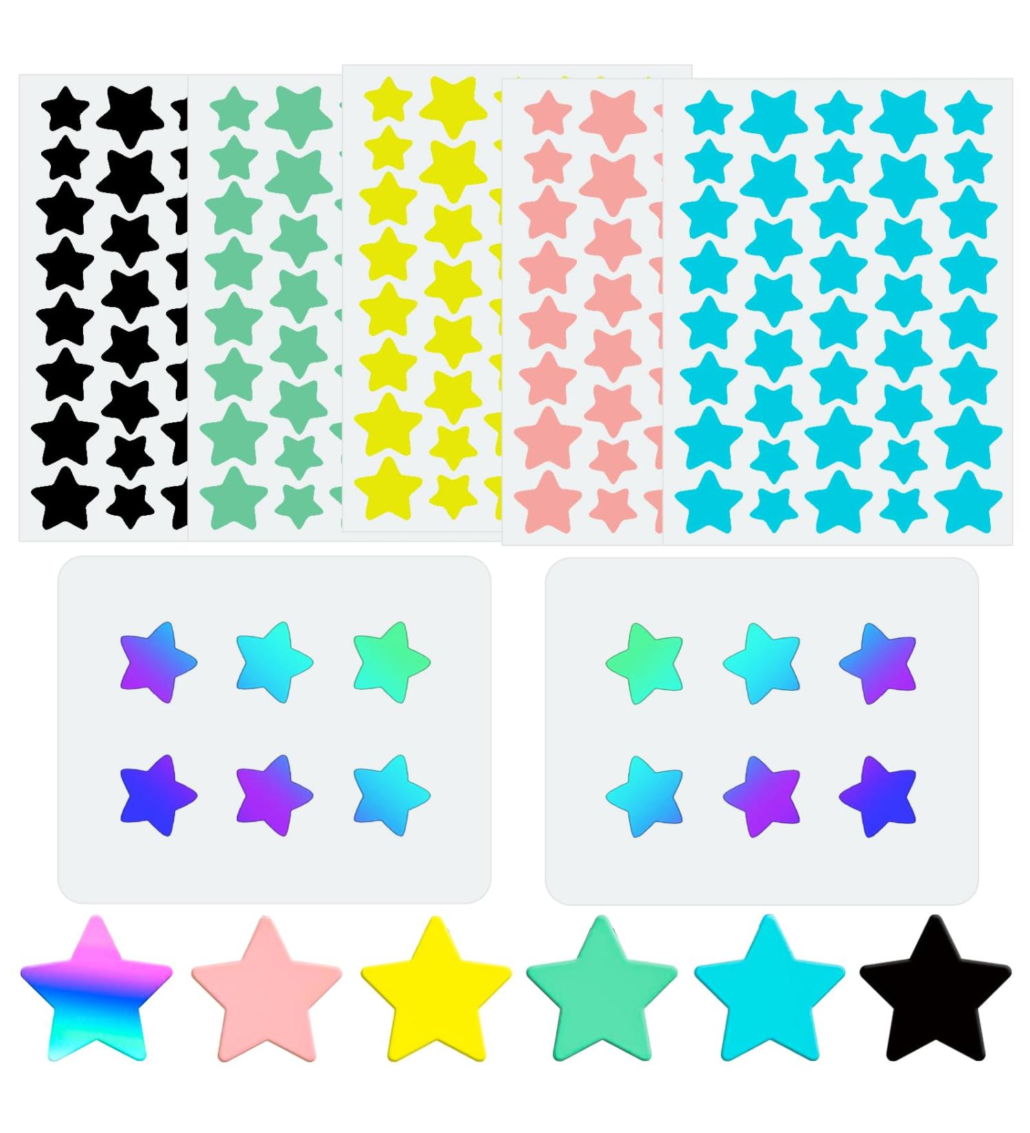 LINXINS 208 Dots Acne Starface Pimple Patch 6 Color Star Face Pimple Patches Stars - Star Spot Patches - Pimple Patches Cute - star Patches for Spots for Acne Blemish Pimples Whiteheads Zit - Buy Online on GoSupps.com