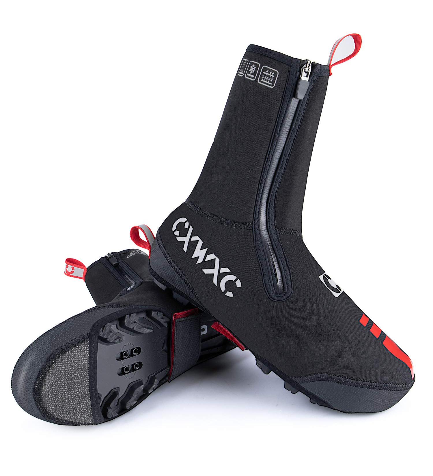 CXWXC Neoprene Waterproof Cycling Shoe Covers - XX-Large | Thermal Warm Bicycle Overshoes for Men Women Road Mountain Bike Booties - Buy Online on GoSupps.com