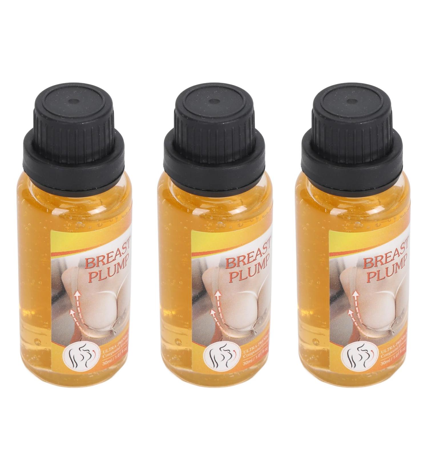 Saluaqui Chest Massage Lifting Oil 3pcs 30ml Women Chest Lifting Oil Improve Elasticity and Prevent Sagging Skin Firming Chest Massage Essential Oil - Buy Online on GoSupps.com