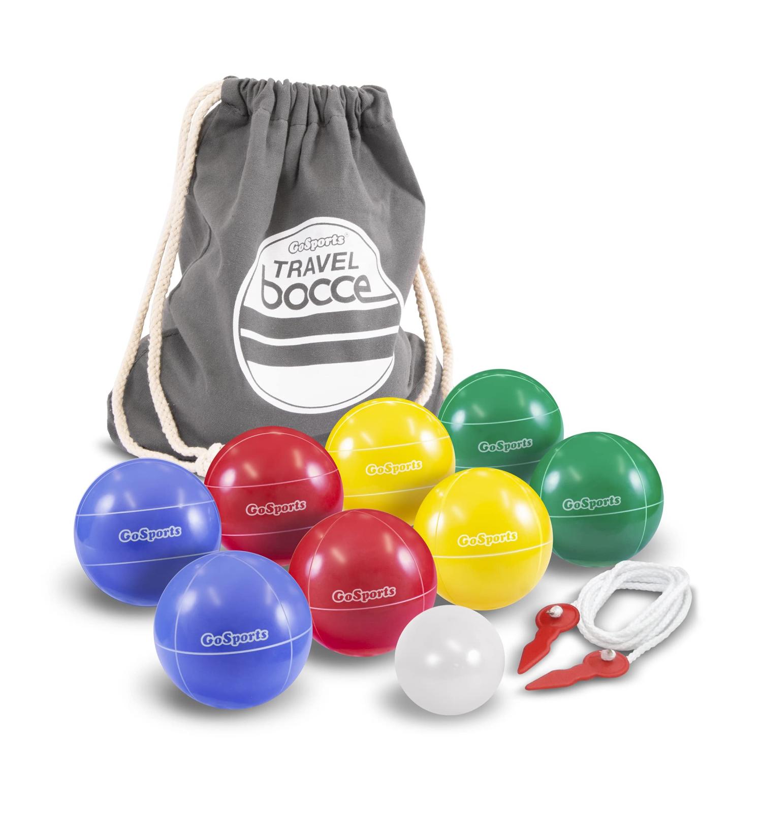 GoSports 65mm Travel Size Mini Bocce Game Set - Portable & Fun for All Ages - Buy Online on GoSupps.com