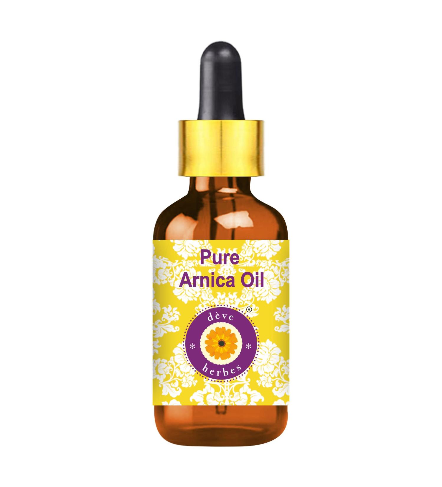 Buy Deve Herbes Pure Arnica Oil 15 ml - Natural Relief for Pain & Inflammation | Shop Internationally - Buy Online on GoSupps.com
