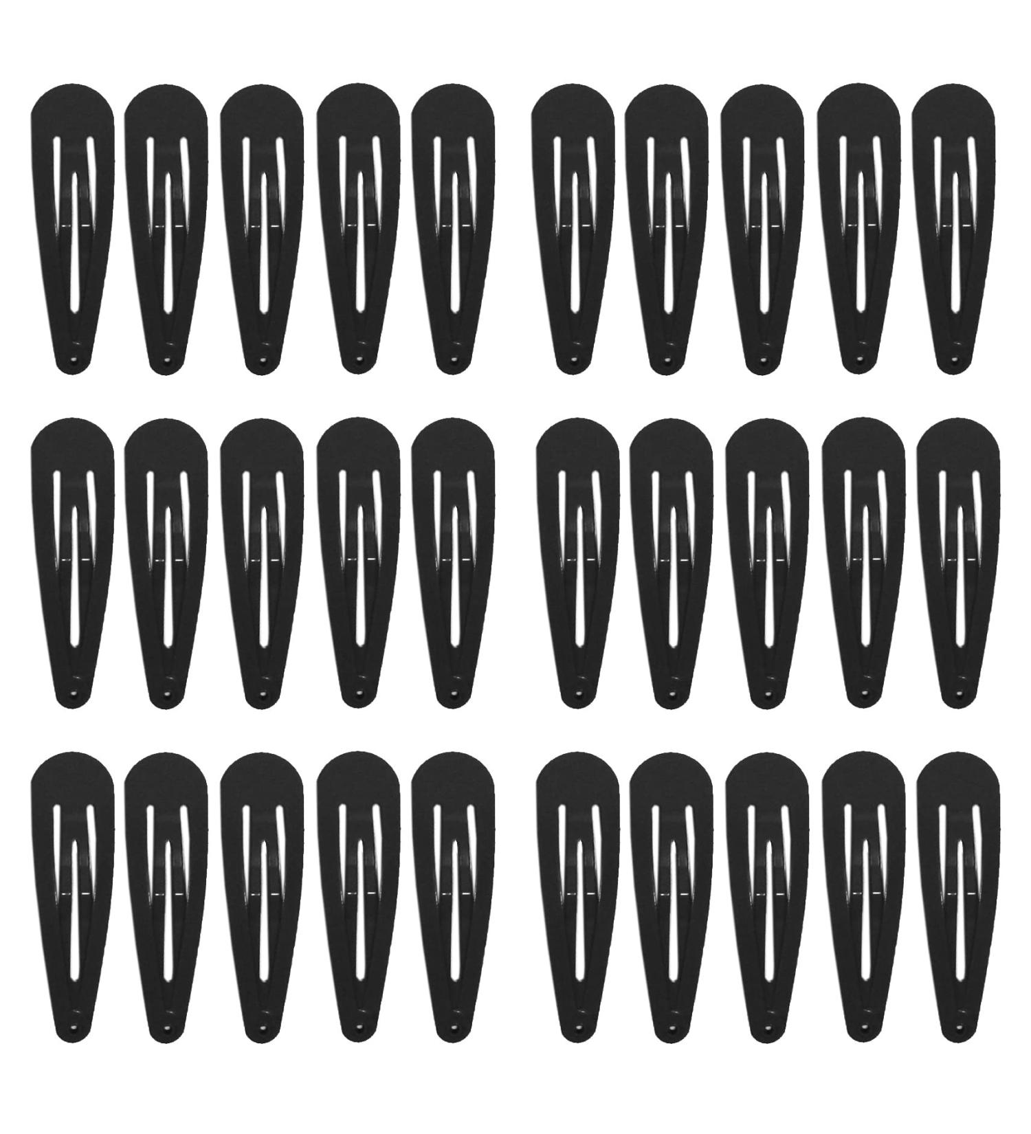 Hair Barrettes for Women Metal Hair Clips for Women Cute Hair Clips for Girls Teens. Women and Girls Hair Accessories. HipGirl 30ct 2 Snap Hair Clips No Slip Grip Clips for Hair Stuff  90s Hair Clips 30ct 2 Snap Clips-...