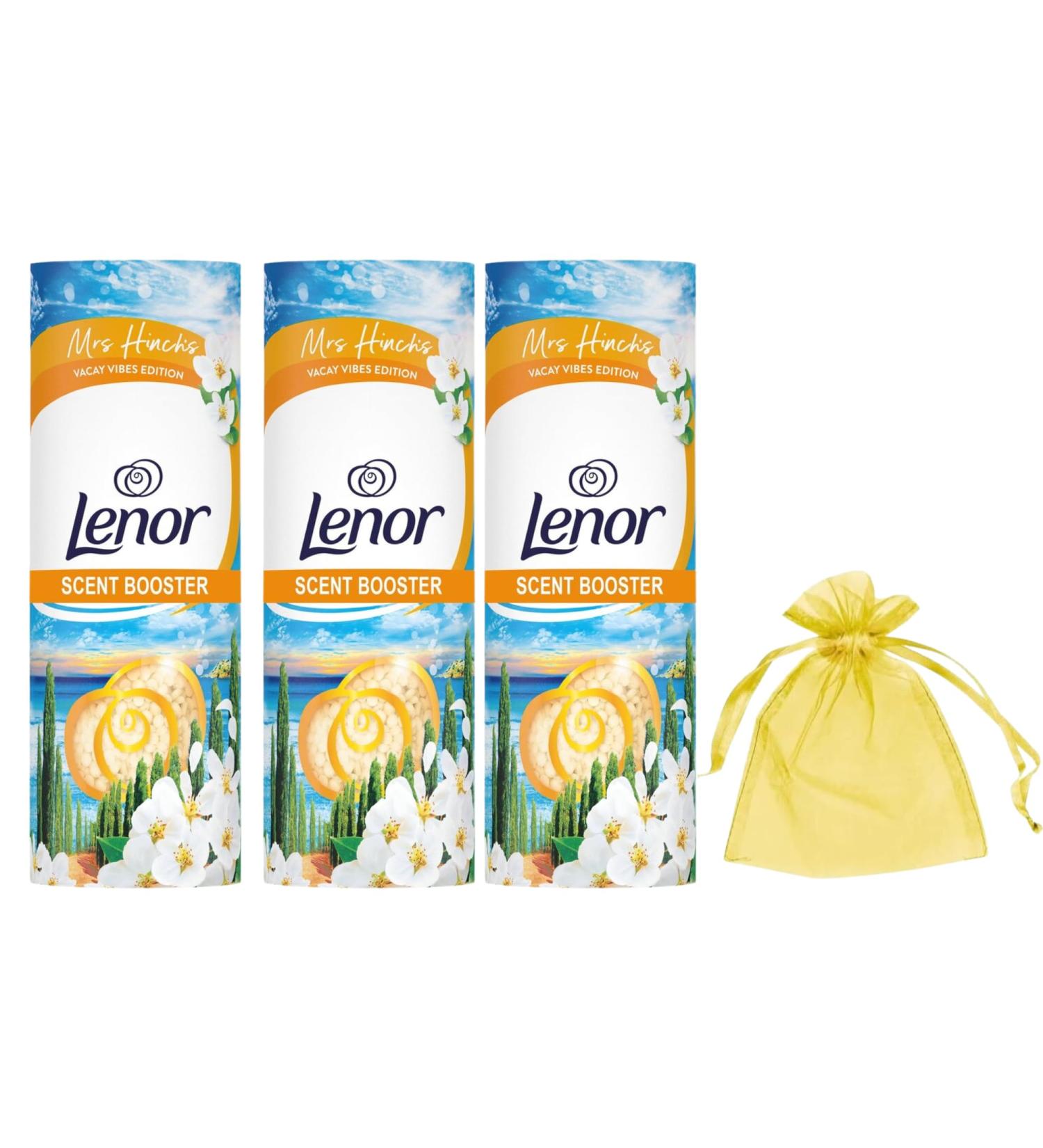 Lenor In-Wash Scent Booster Orange Blossom & Coastal Cypress 176g Crisp notes of Coastal Cypress and Orange Blossom transport you to the Mediterranean coast 3pack 1 Organza Bag - Buy Online on GoSupps.com