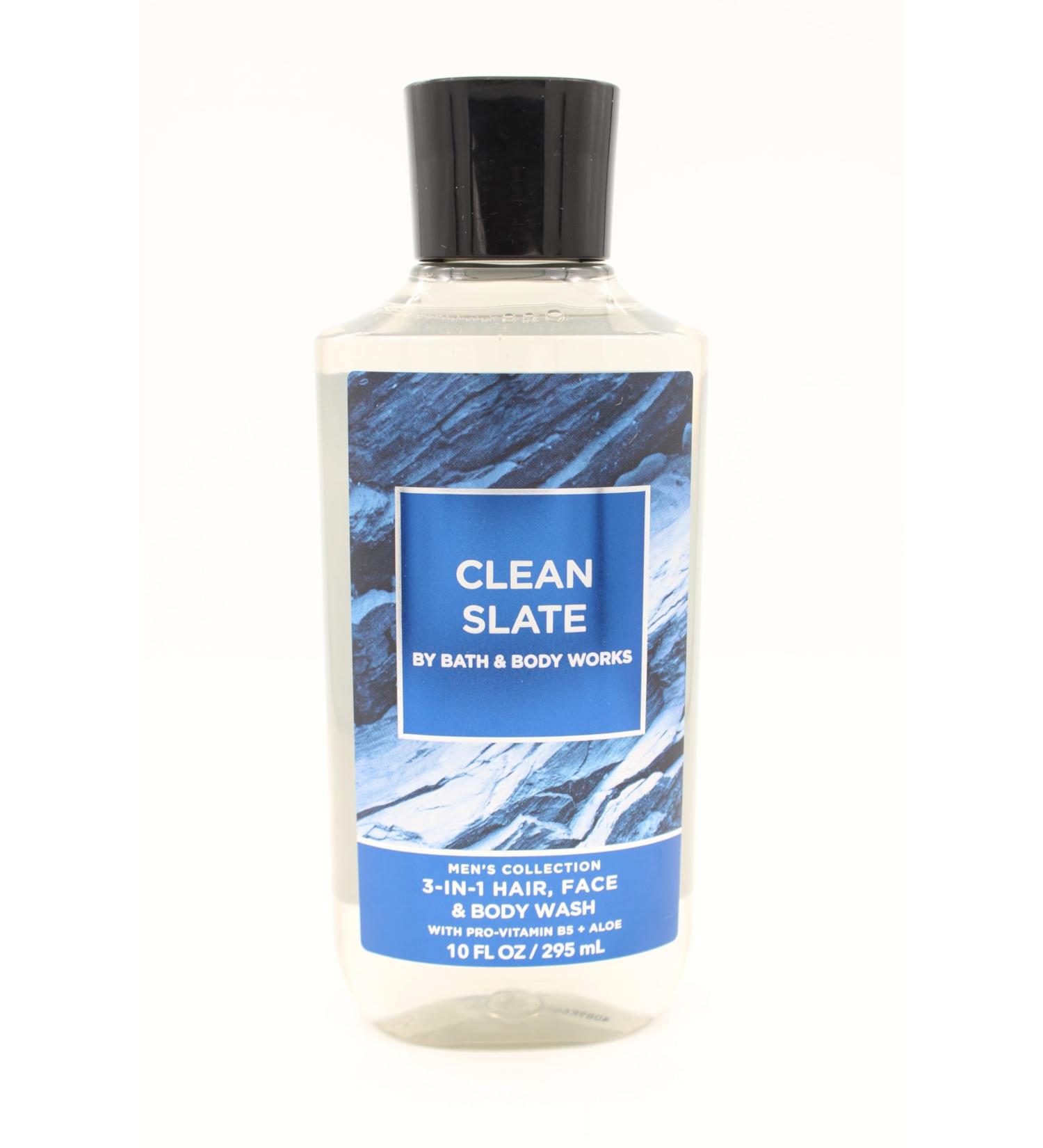 Clean Slate Bath and Body Men's 3-in-1 Hair Face and Body Wash 10 fl oz