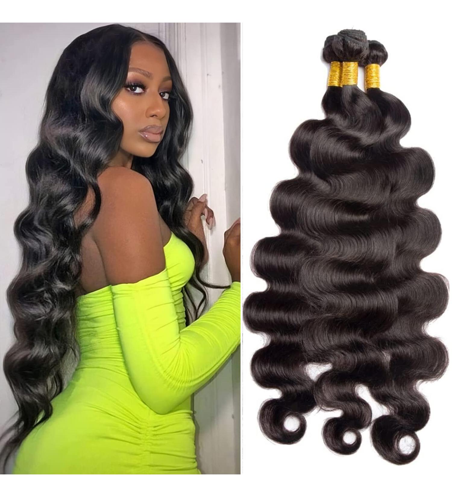 12A Brazilian Body Wave Bundles 16 18 20 Inch | 100% Virgin Human Hair Weave Deals - Buy Online on GoSupps.com