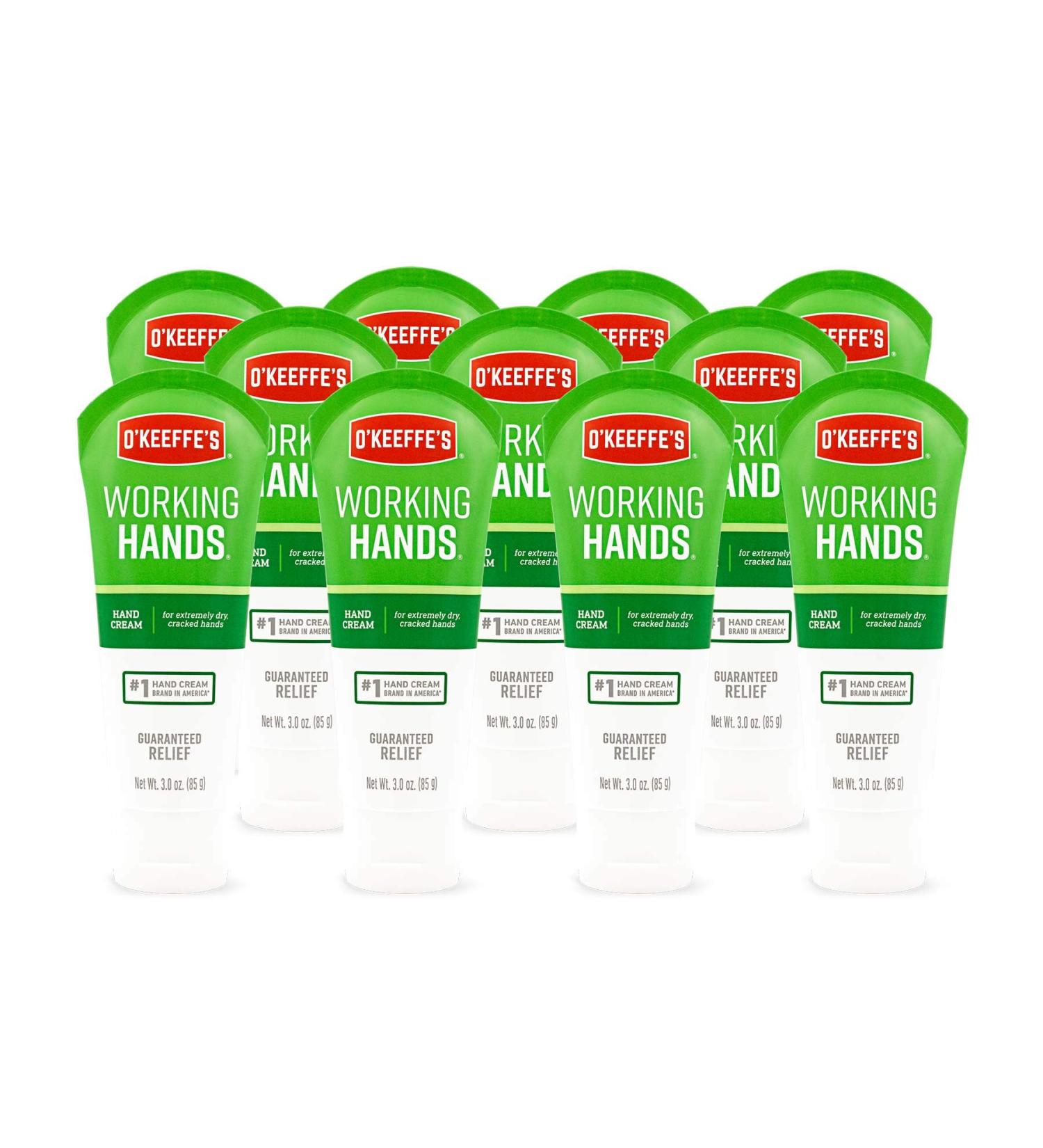 O'Keeffe's Working Hands Hand Cream Unscented 3 oz - Intensive Moisturizer for Dry, Cracked Hands - Buy Online on GoSupps.com
