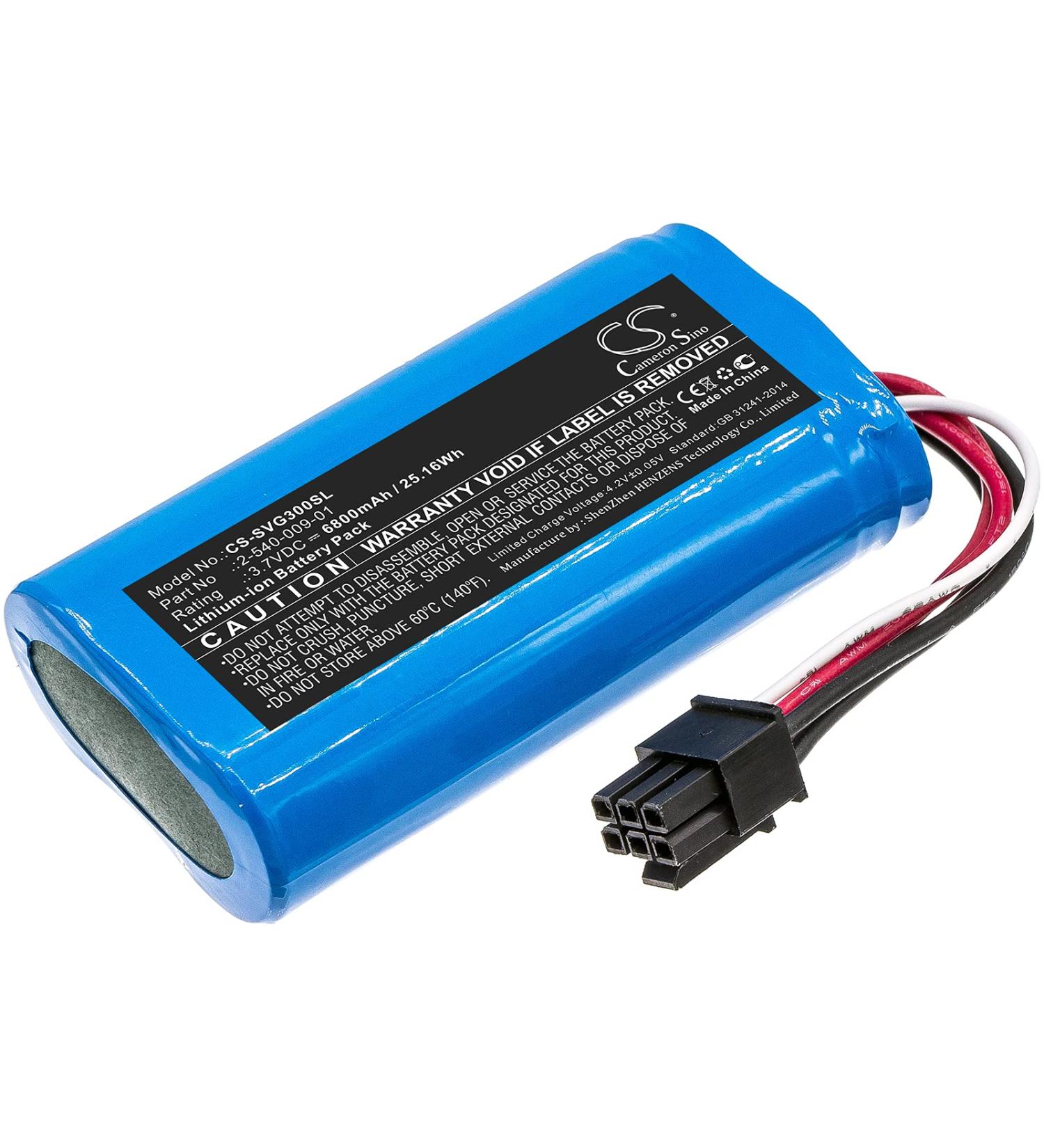 6800mAh Battery for VG3 SUD-VGBT03A - Compatible 2-540-009-01 | 3.7V | International Shipping - Buy Online on GoSupps.com