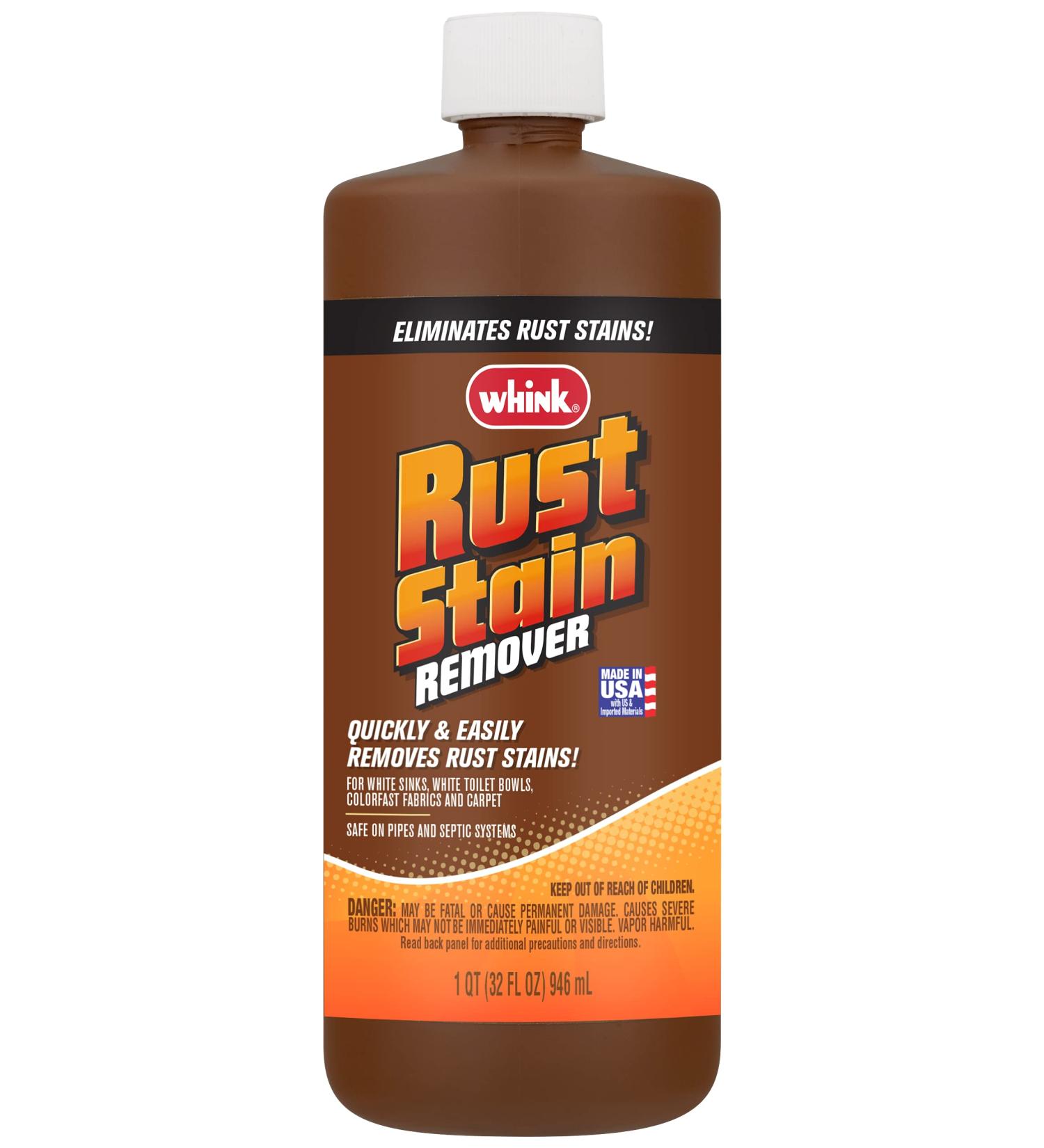Whink 1232 Rust Stain Remover 32oz - Powerful Rust Remover for Stains - Pack of 1 - Buy Online on GoSupps.com
