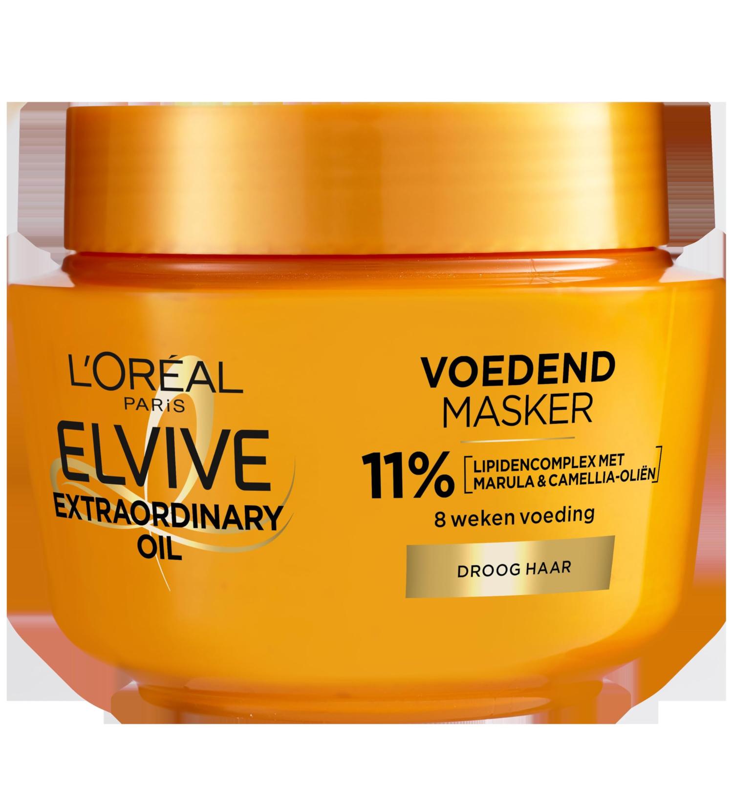 L'Oreal LOr al Paris Elvive Extraordinary Oil Hair mask 300ml Specially for coarse dry hair Gives a healthy shine Without weighing the hair