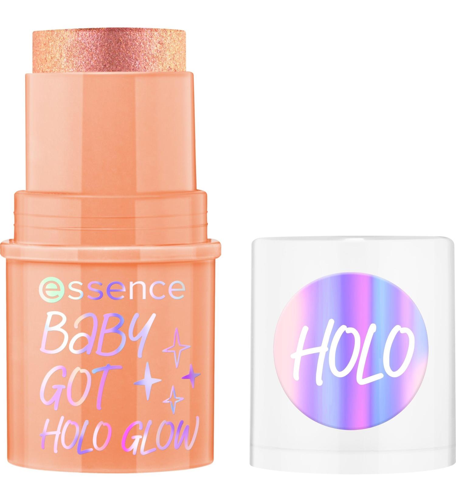 Essence Cosmetics Baby Got Holo Glow Highlighter Stick Illuminateur R sultat Instantan Luminescent Chatoyant Holographique 5 g - Buy Online on GoSupps.com