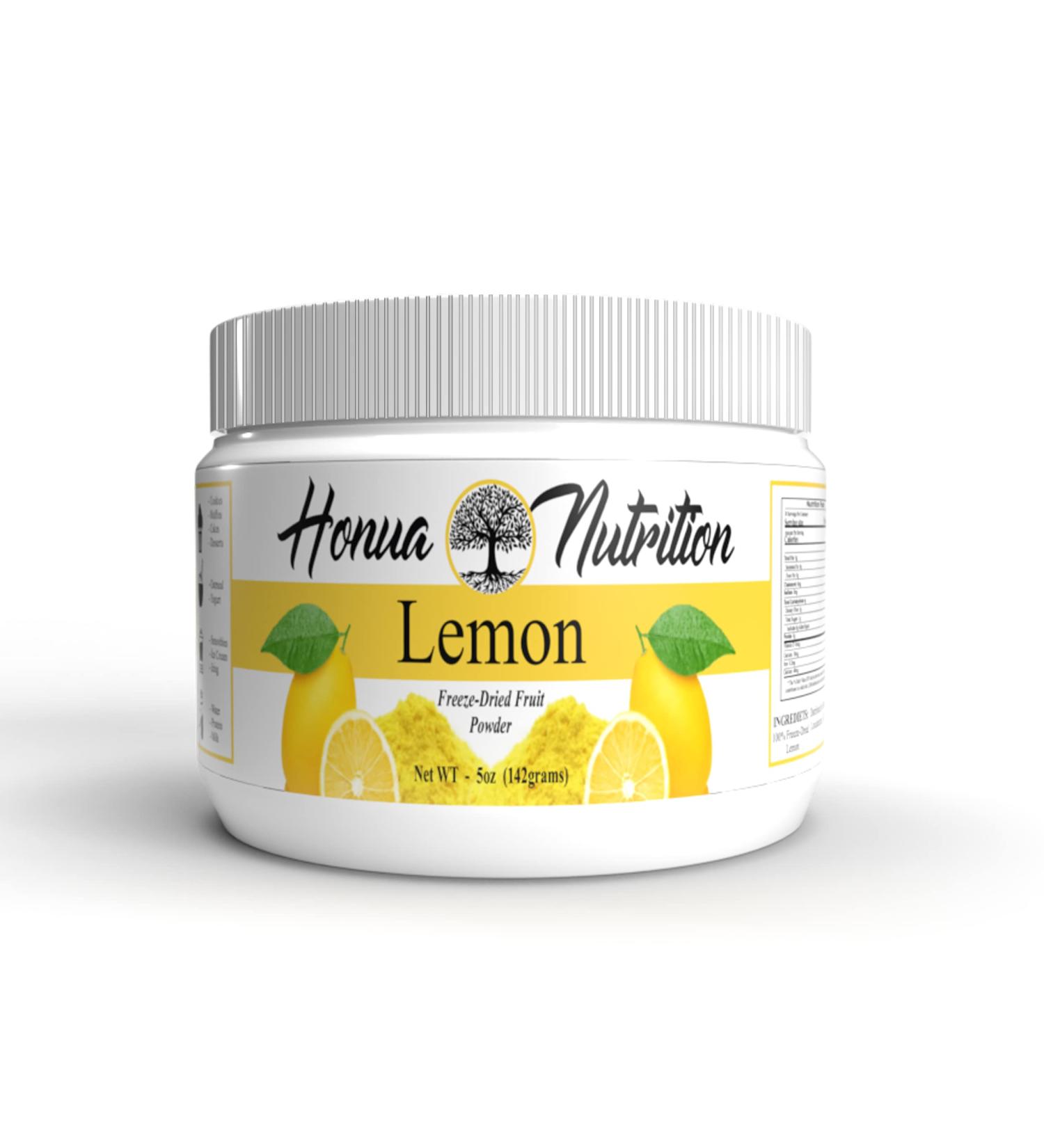 Lemon Fruit Powder - Freeze Dried & Rich in Vitamin C for Hydration | Buy Online - Buy Online on GoSupps.com