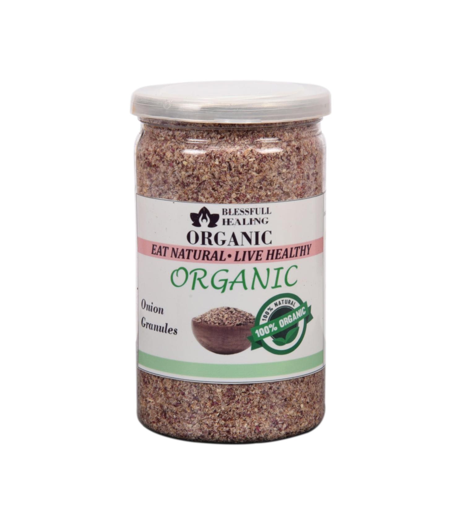Blessfull Healing Organic Onion Granules 200 Gram (Packing May Vary) 200 Gram 7.05 oz - Buy Online on GoSupps.com