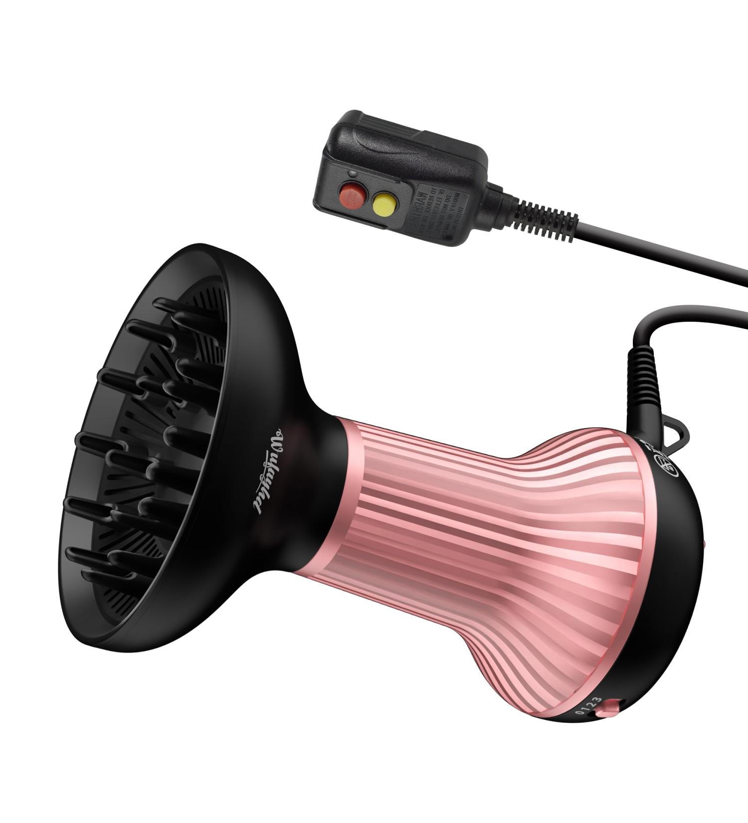 Diffuser Hair Dryer for Curly Hair - Lightweight 2-in-1 Reduces Frizz Enhances Curls Portable & Safe - Perfect Gift for Her - Buy Online on GoSupps.com