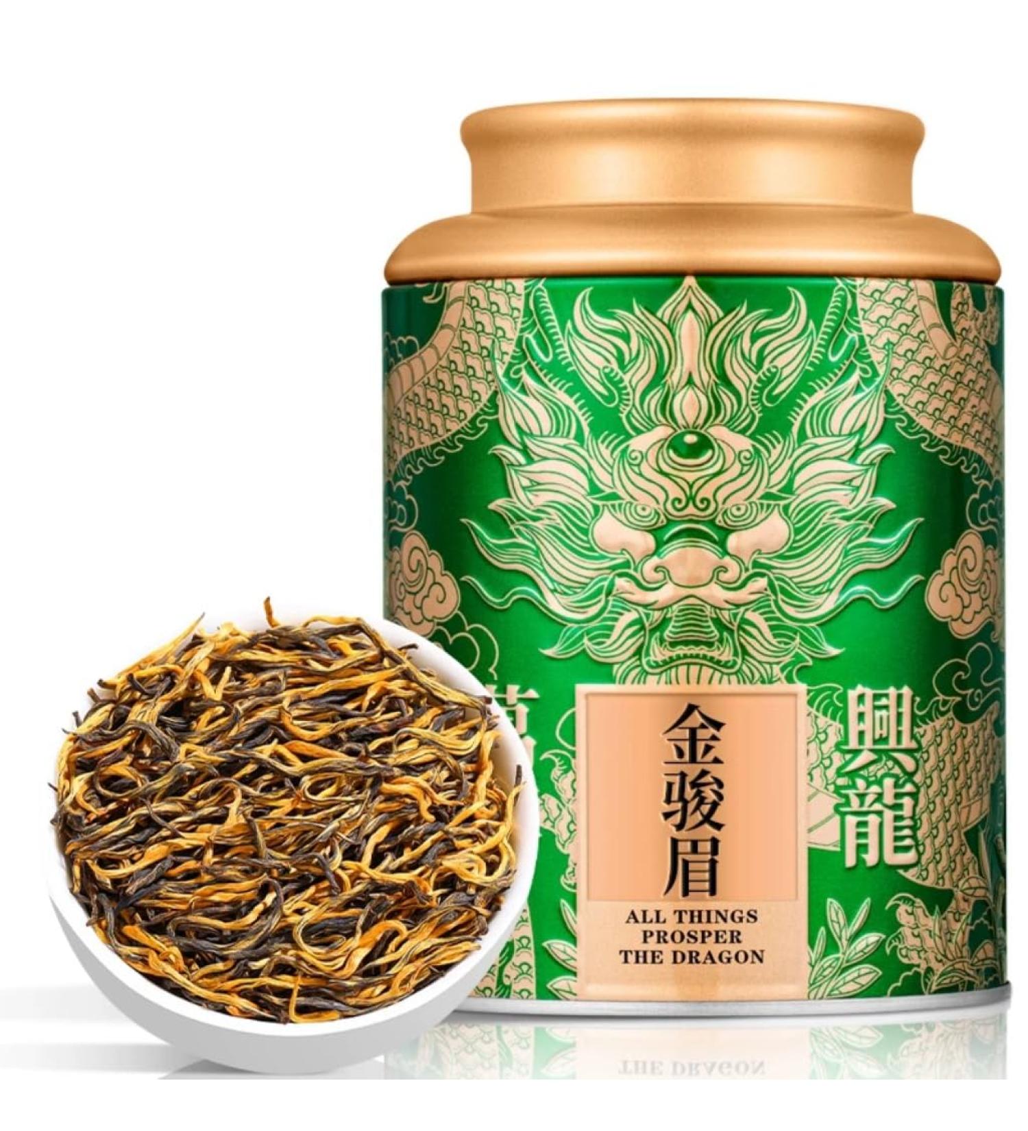 Th Noir JinJunMei De Qualit Sup rieure (125g / 4 41oz) | Ar me Riche Et Saveur Sucr e De Miel | Th Chinois - Buy Online on GoSupps.com