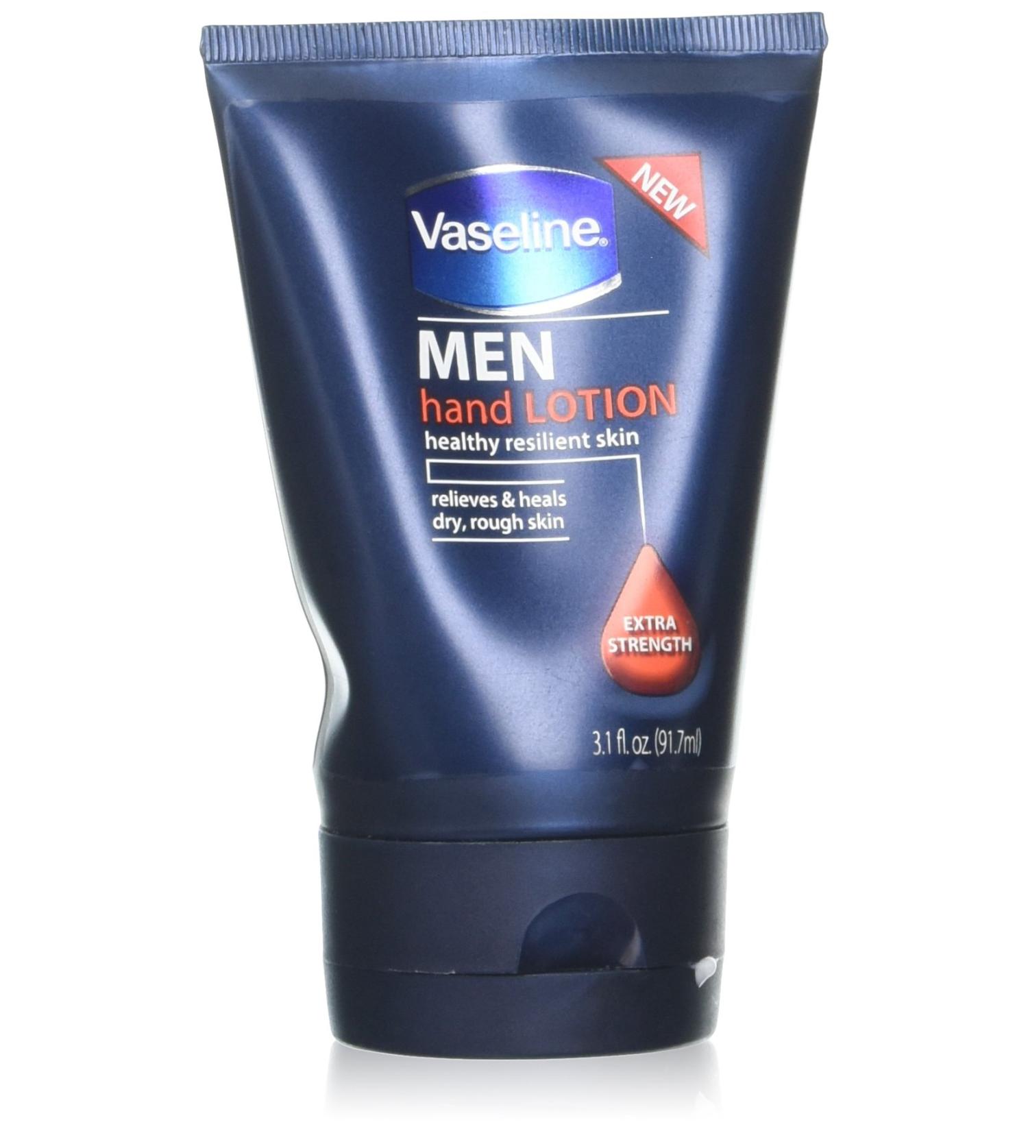Vaseline Men's Hand Lotion Extra Strength 3.1 oz - Moisturizing Lotion - Buy Online on GoSupps.com