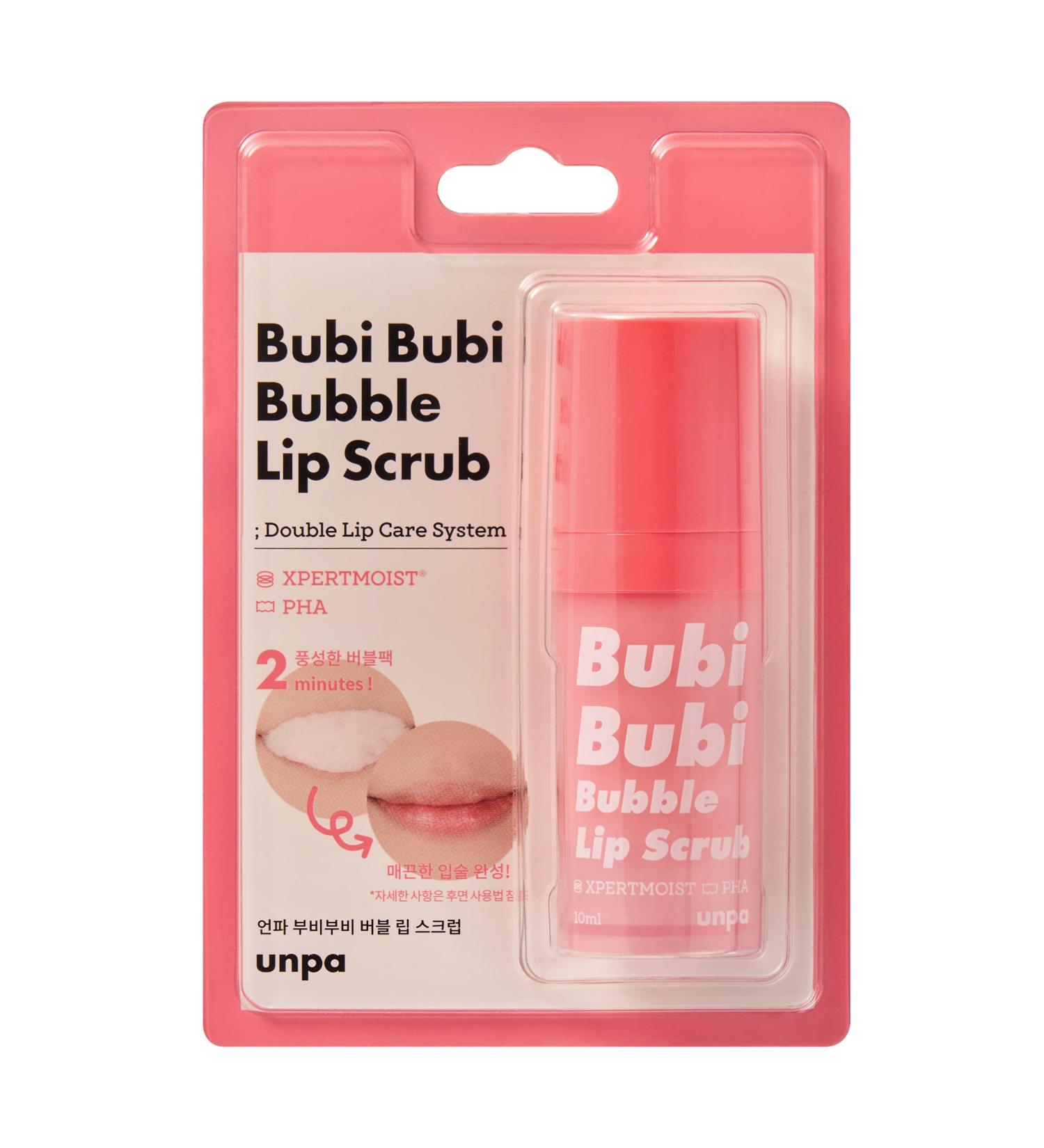 UNPA Bubi Bubi Bubble Lip Scrub - Gentle Exfoliation for Smooth Lips - Buy Online on GoSupps.com