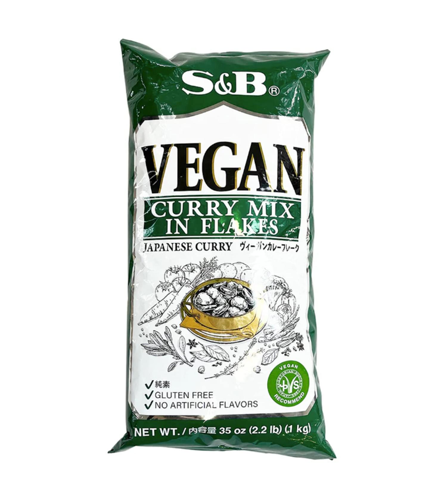 S&B & B Vegan Curry Mix in Flakes Japanese - Buy Online on GoSupps.com