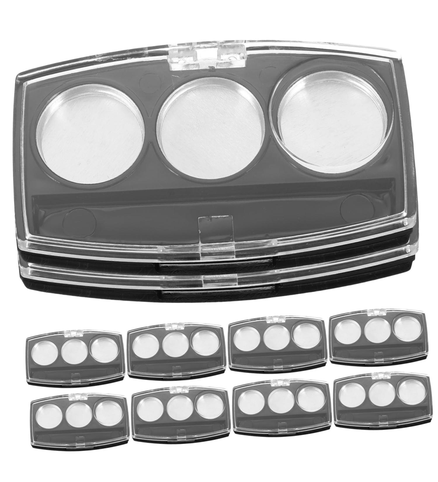 NOLITOY 10pcs Eye Shadow Box Eyeshadow Tiny Sample Jars Cosmetics Palettes Miss Make up Container - Buy Online on GoSupps.com
