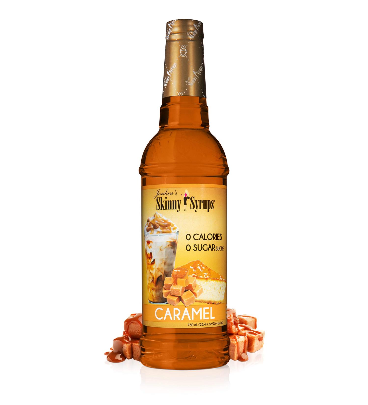 Jordan's Skinny Gourmet Syrups Sugar Free  Caramel  25.4-Ounce 25.4 Fl Oz (Pack of 1) Caramel - Buy Online on GoSupps.com