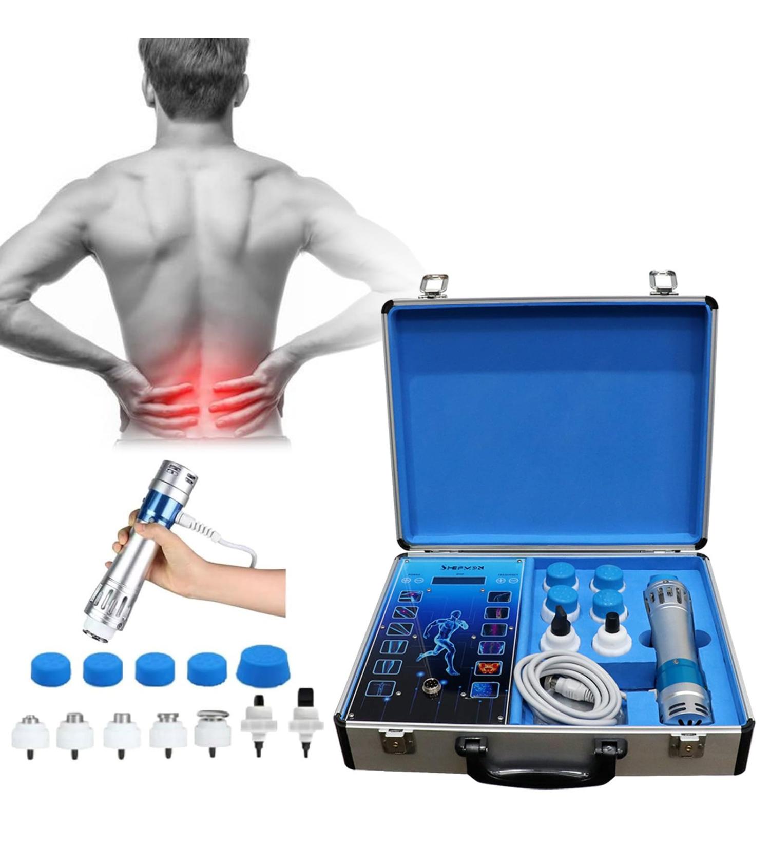 Zixiao Shock Wave Therapy Device for Pain Relief | Radial Extracorporeal Treatment for Plantar Fasciitis Heel Pain Tendonitis & Elbow Pain - International Shipping Available - Buy Online on GoSupps.com