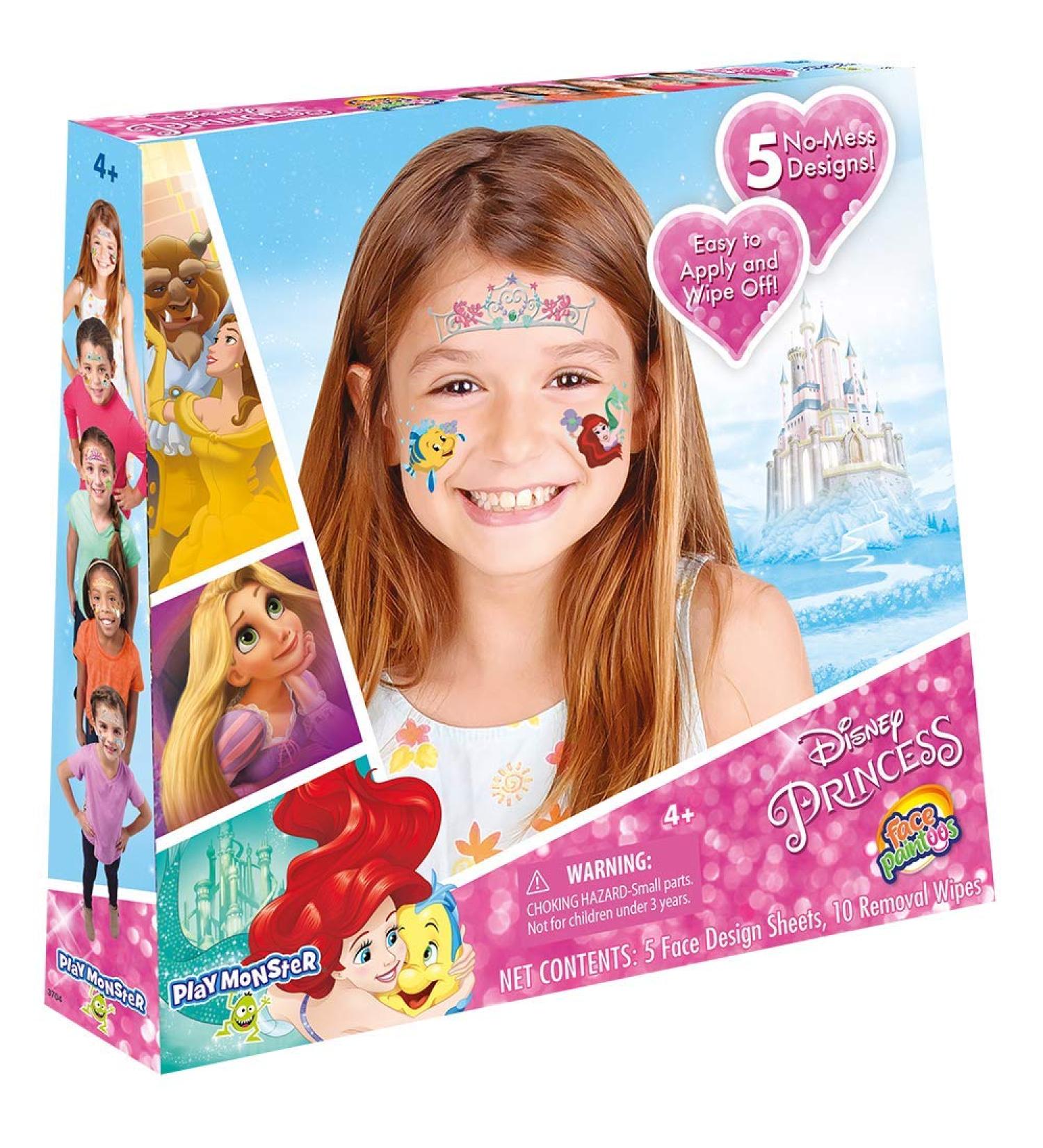 Disney Princess Face Paintoos - Fun Face Design Alternative for Kids Ages 4 - Buy Online on GoSupps.com