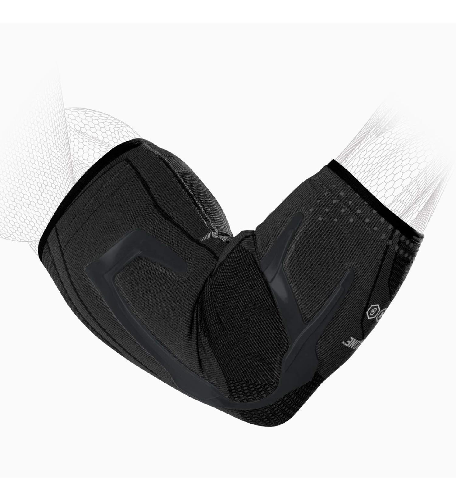 DonJoy Performance TRIZONE Compression Sleeve: Elbow Support Brace Black Small