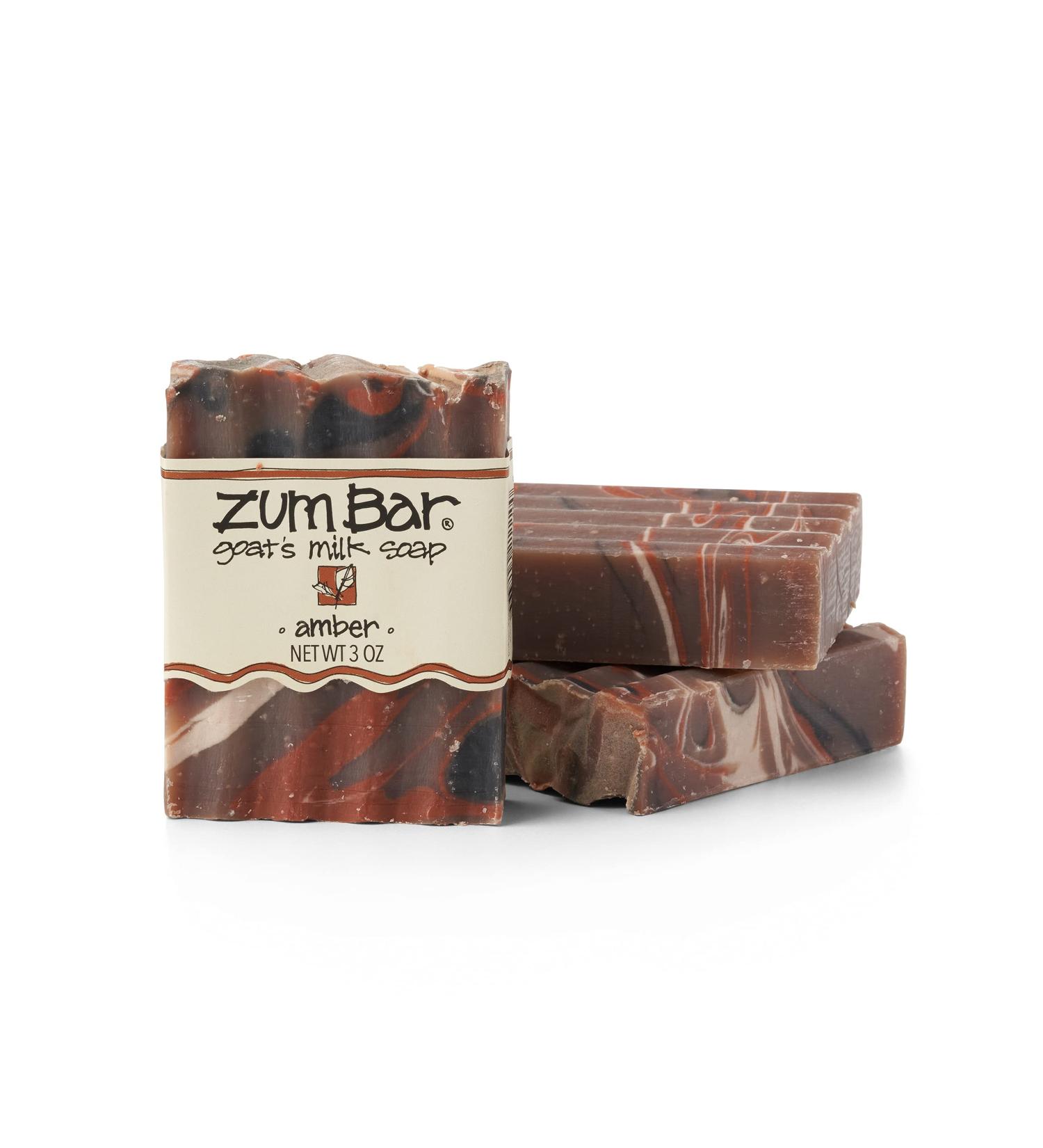 ZUM Zum Bar Goat's Milk Soap - Amber Scent 3 oz | Natural & Moisturizing - Buy Online on GoSupps.com