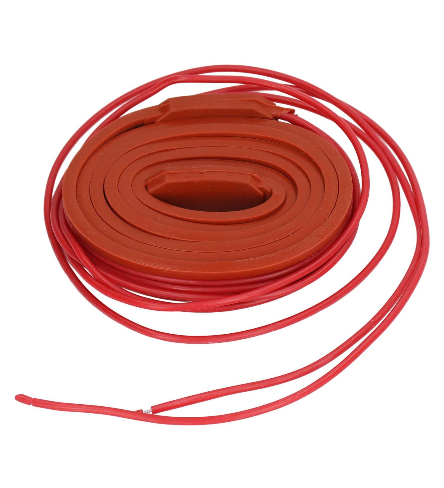 Buy Silicone Heating Belt 80W - Waterproof Flexible Self-Control Temperature Heating Wrap for Oil Tube (DC24V) - International Shipping Available - Buy Online on GoSupps.com