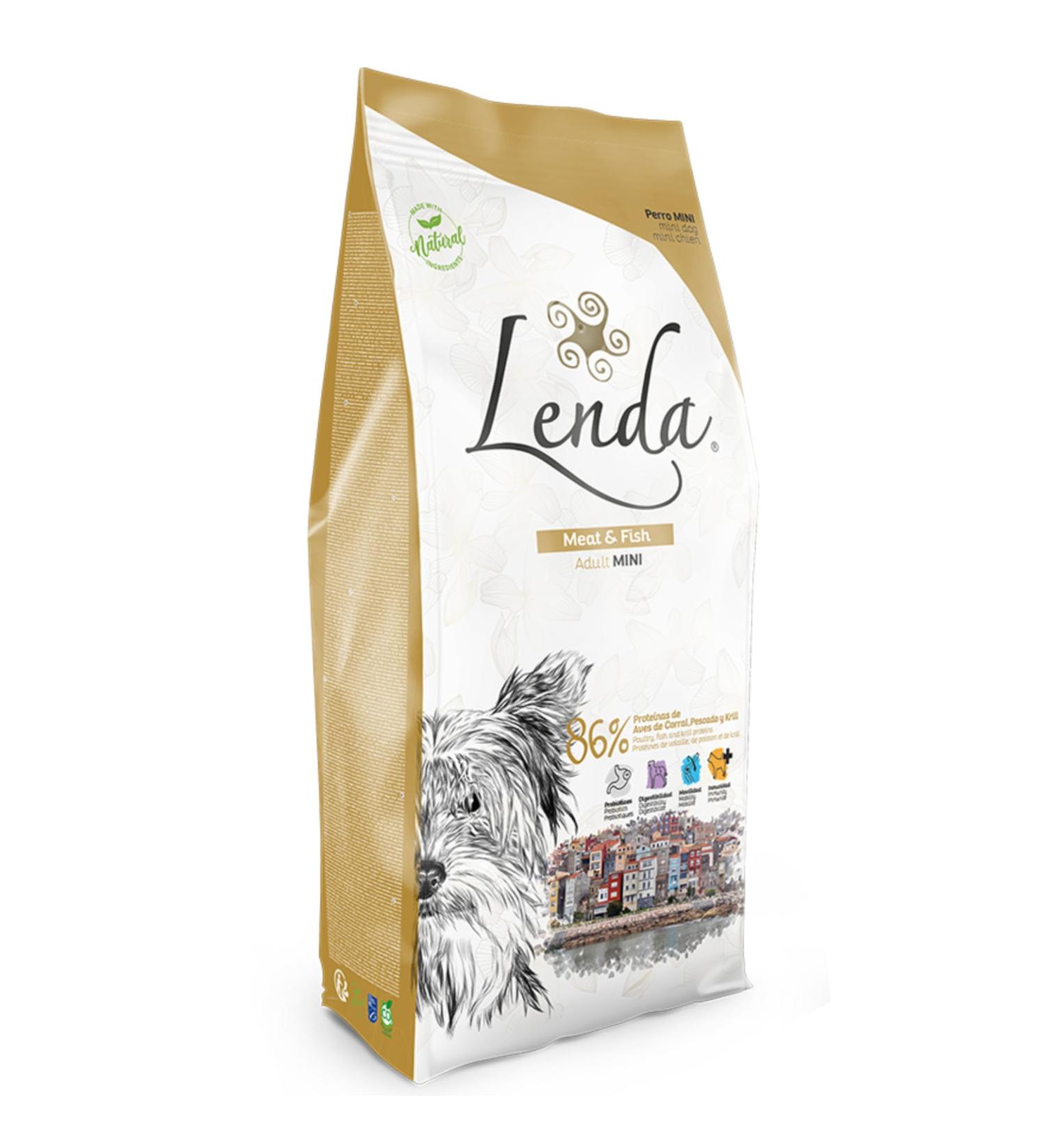 Lenda Mini Meat & Fish - Dog Food Food for small dogs with normal activity kg | Complete food rich in proteins | Aptopara Small Breeds - Buy Online on GoSupps.com