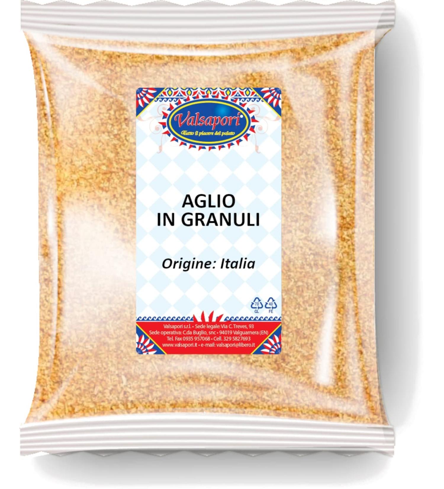  HOME LINE Sun-dried granulated garlic in a 250g pack | Gluten-free vegan | Raw granulated garlic powder - Aromatic spice - Buy Online on GoSupps.com