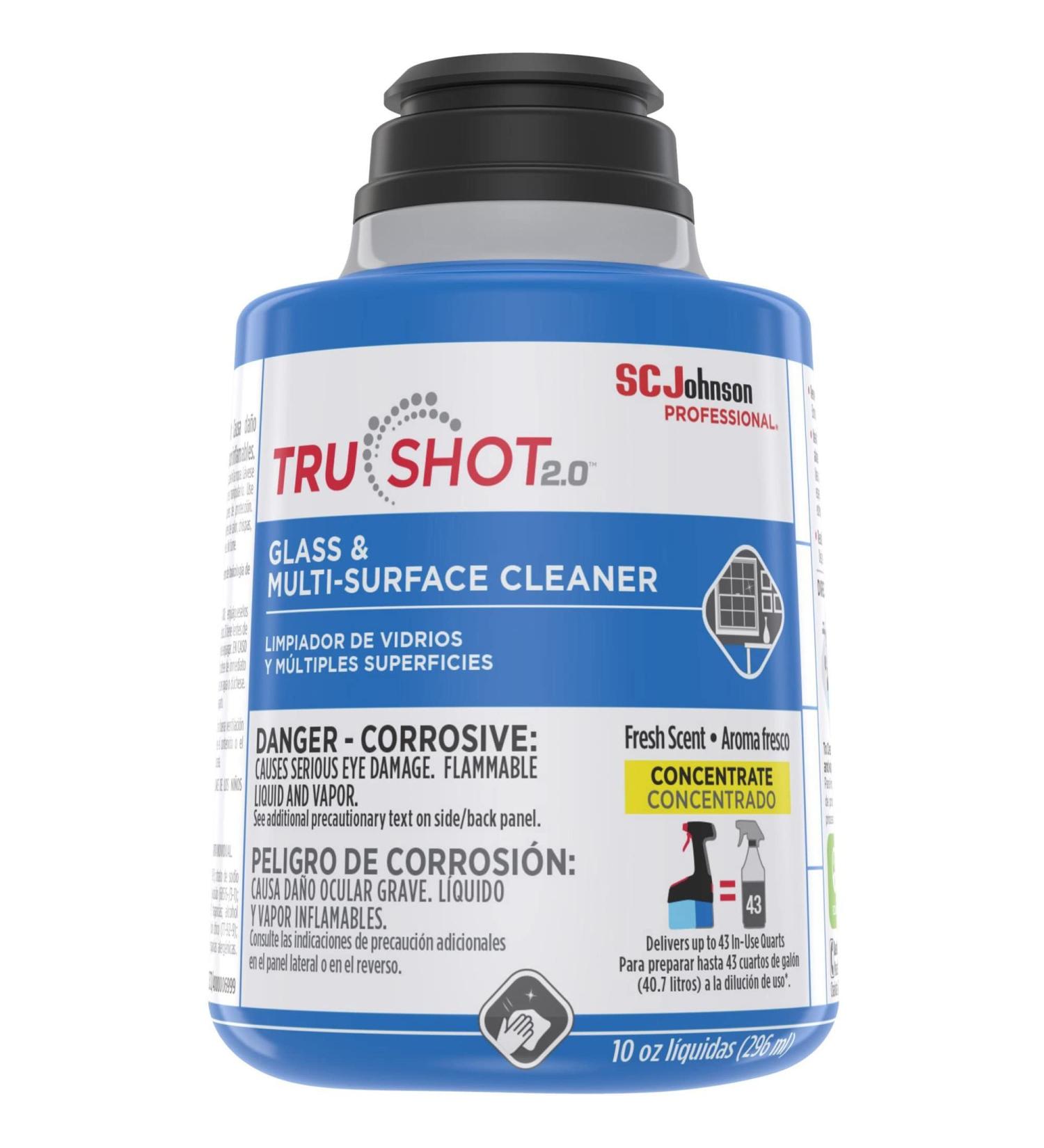 SC Johnson TruShot 2.0 Glass & Multi-Surface Cleaner - International Shipping Available | Eco-Friendly Streak-Free Shine - Buy Online on GoSupps.com