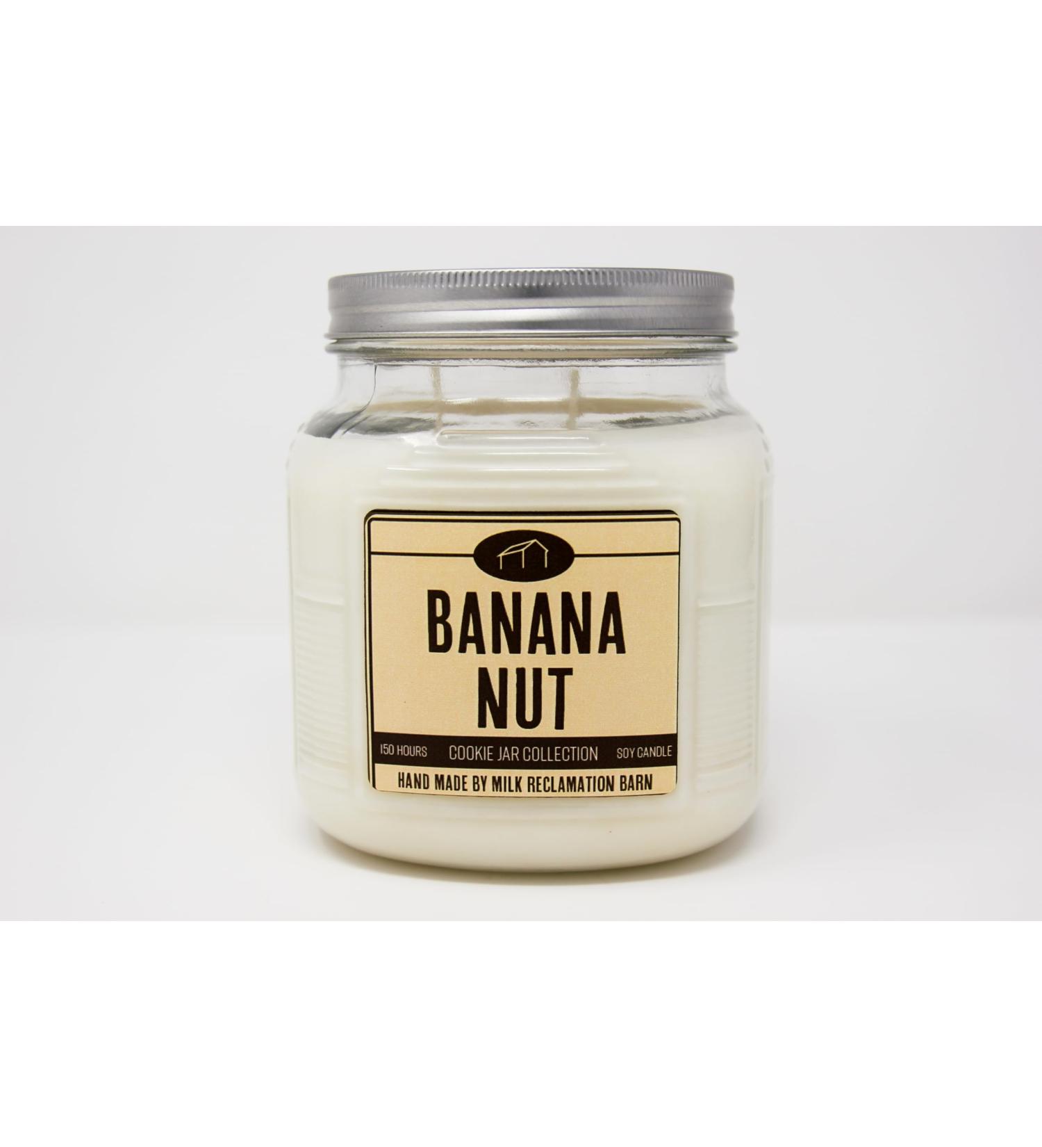 Banana Nut Scented Cookie Jar Candle 30 Oz Home Fragrance Accessories
