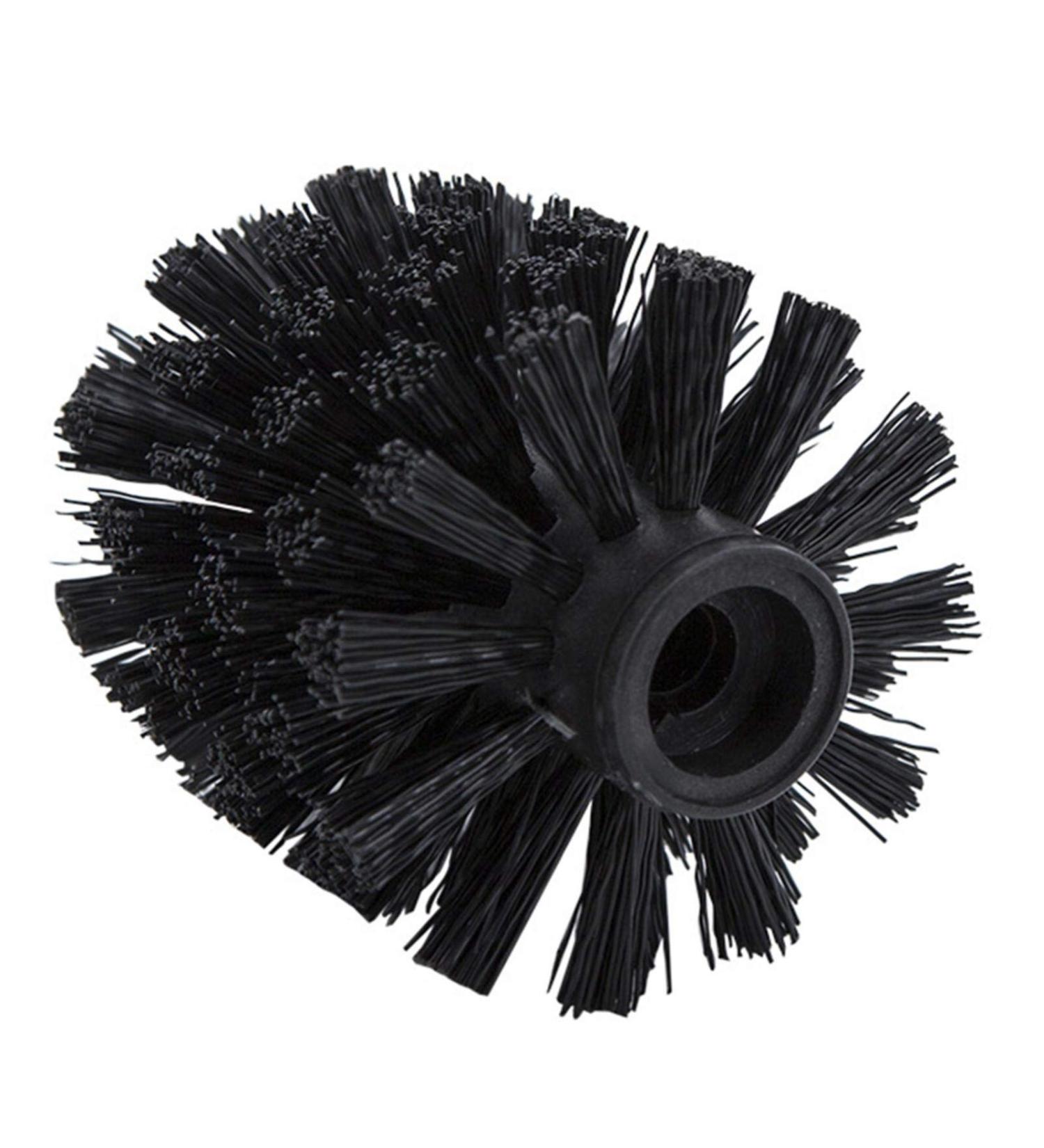 Toilet Bowl Brush Head Toilet Bowl Brush Head Easy Screw-On Design for Master Guest Room Children Room Bathroom Black - Buy Online on GoSupps.com