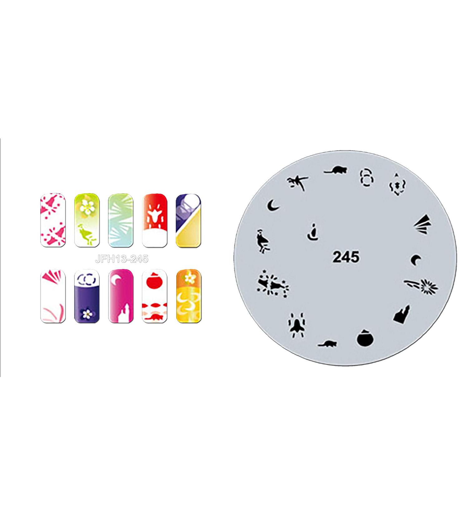 Fingernail stencil (airbrush nail art) Fengda JFH13-245