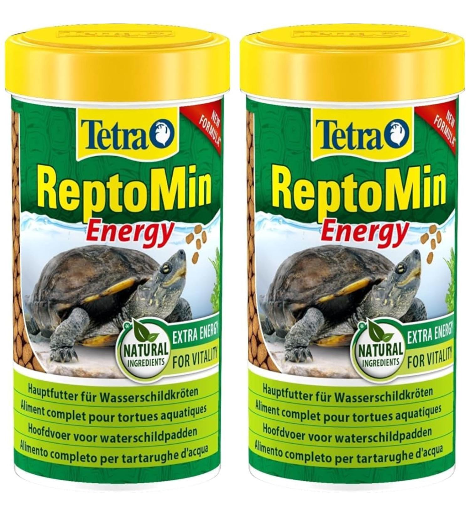 Tetra ReptoMin Energy Turtle Feed - Nutrient-Rich Premium Formula with Krill & Shrimp 250ml (Pack of 2) - Balanced Diet for Healthy Turtles - Buy Online on GoSupps.com