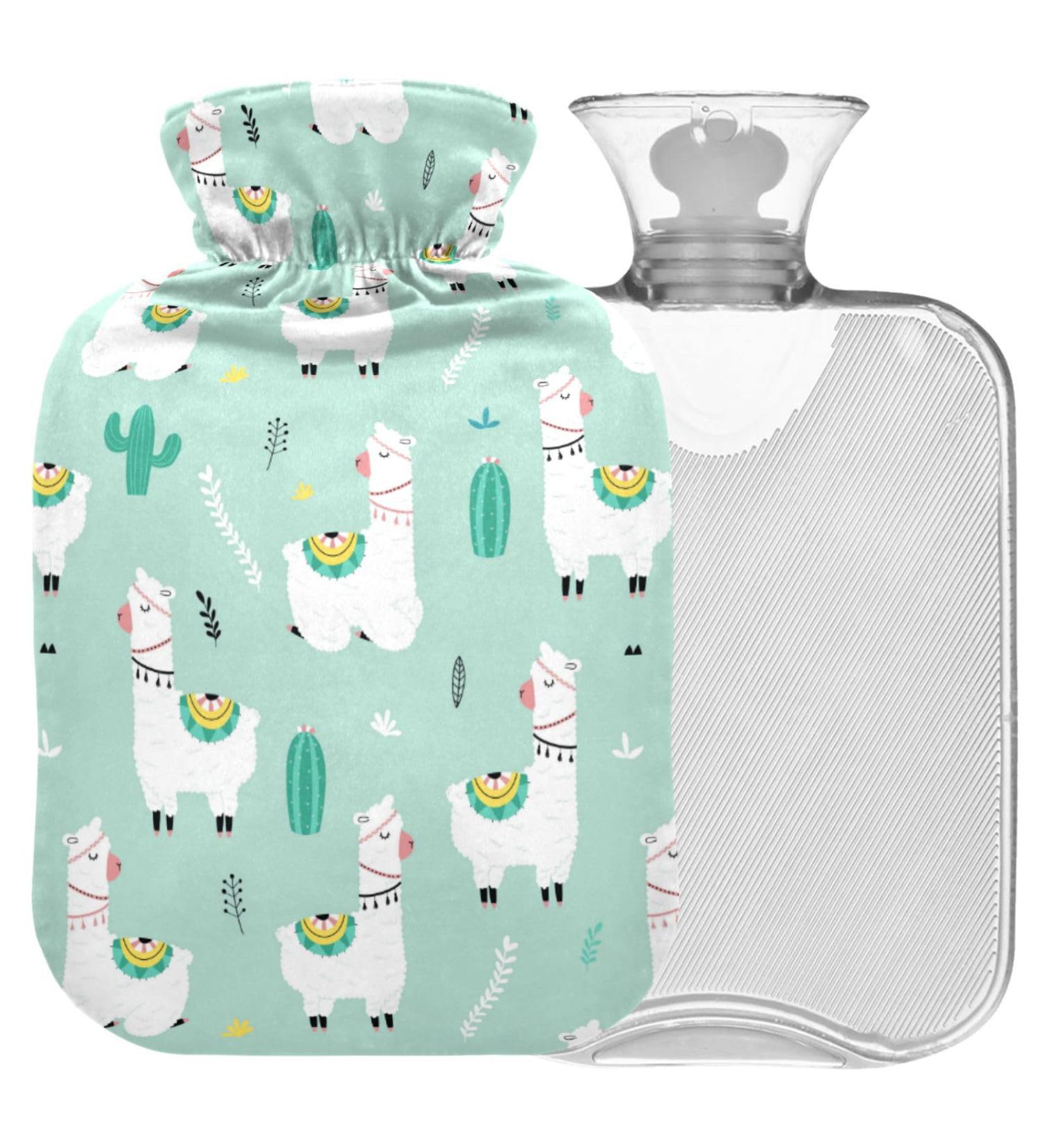 NAANLE Hot Water Bottle - 2L Large Warm Water Bottle for Hot & Cold Therapy Ideal for Pain Relief Hands Feet & Bed Comfort - Buy Online on GoSupps.com